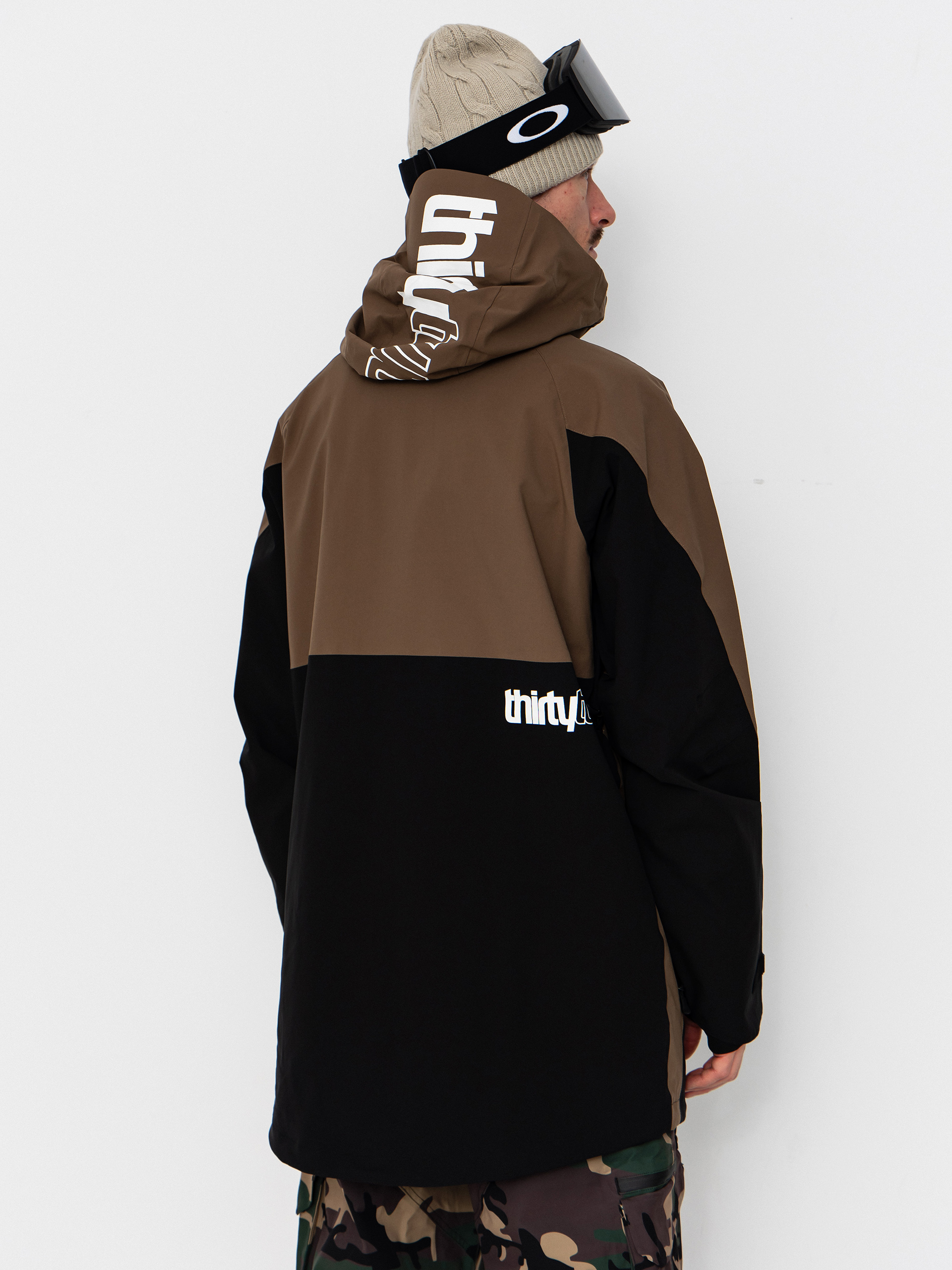 Pánska Snowboardová bunda ThirtyTwo Deep Creek Parka (tobacco)
