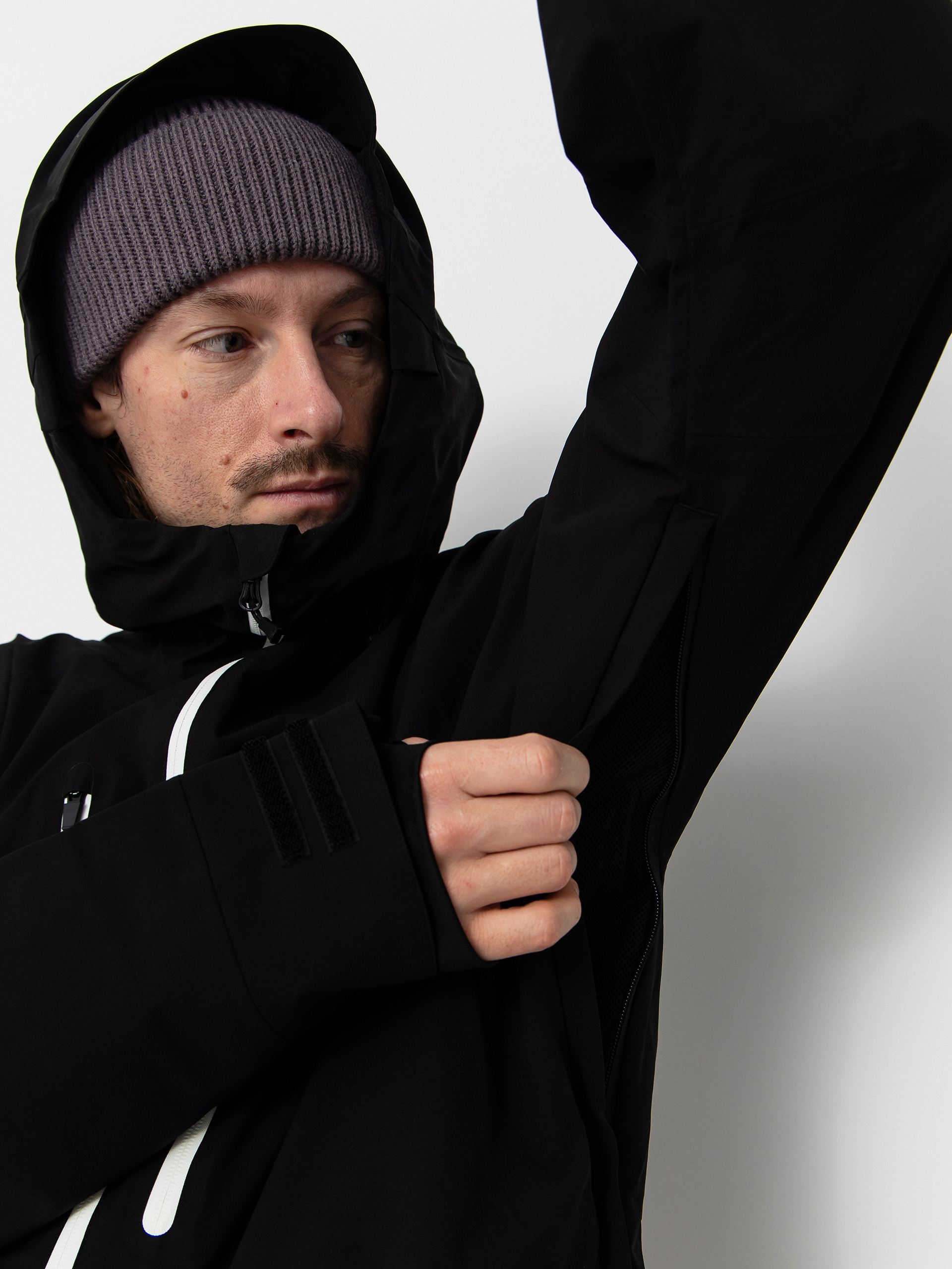 Pánska Snowboardová bunda ThirtyTwo Tm Recycled (black)