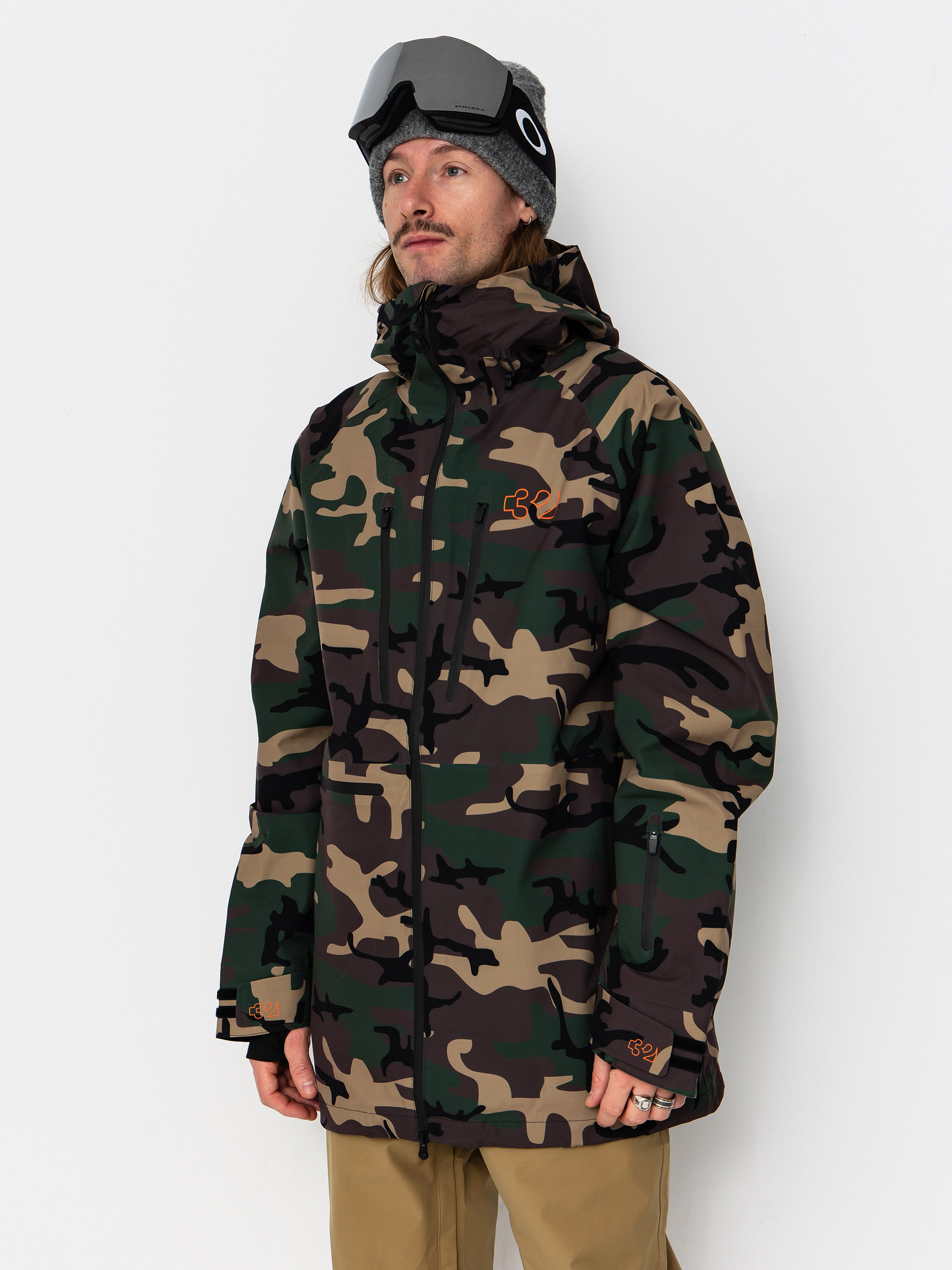 Pánska Snowboardová bunda ThirtyTwo Tm Recycled (camo)