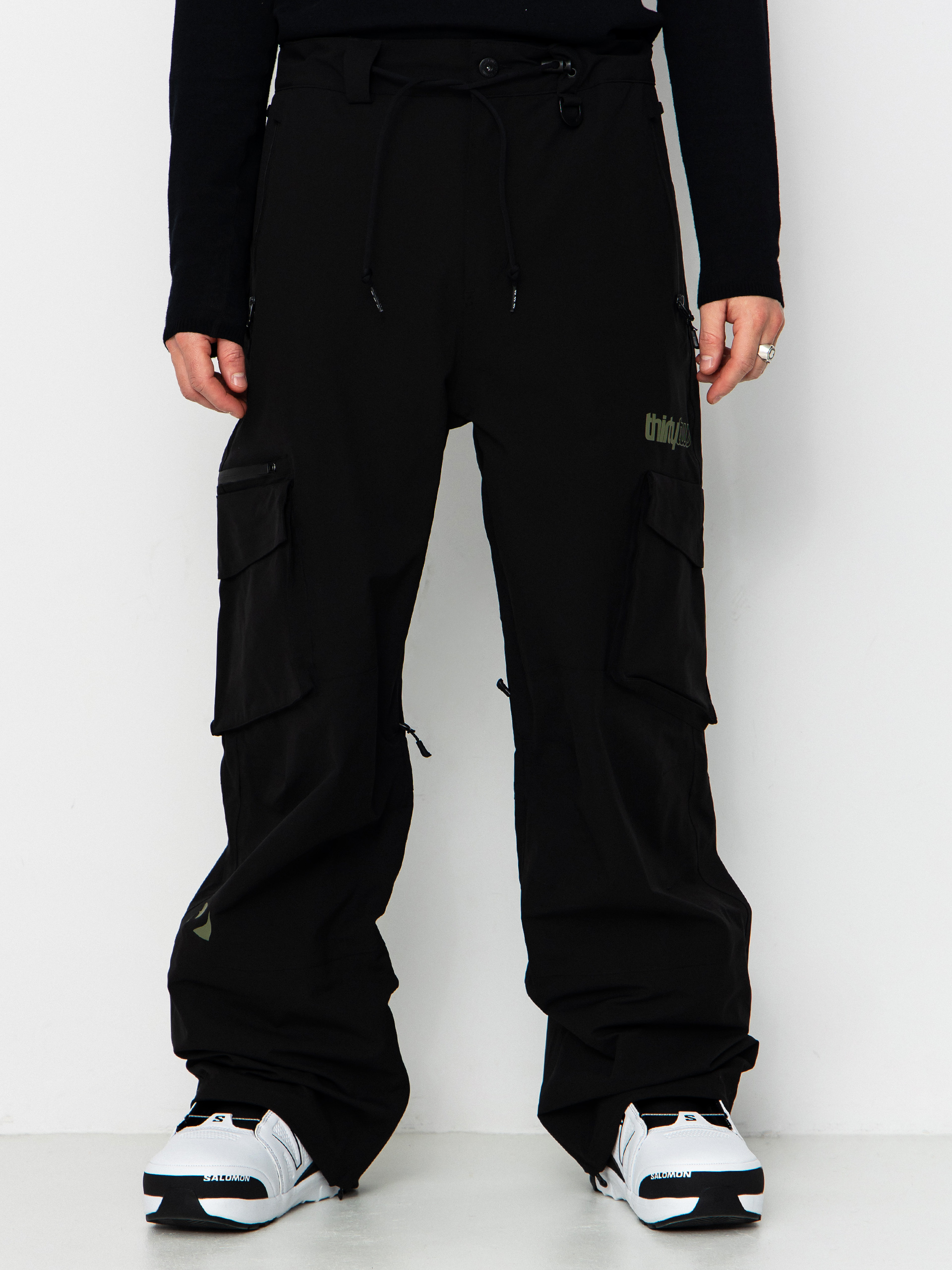 Pánske Snowboardové nohavice ThirtyTwo Blahzay Cargo (black)