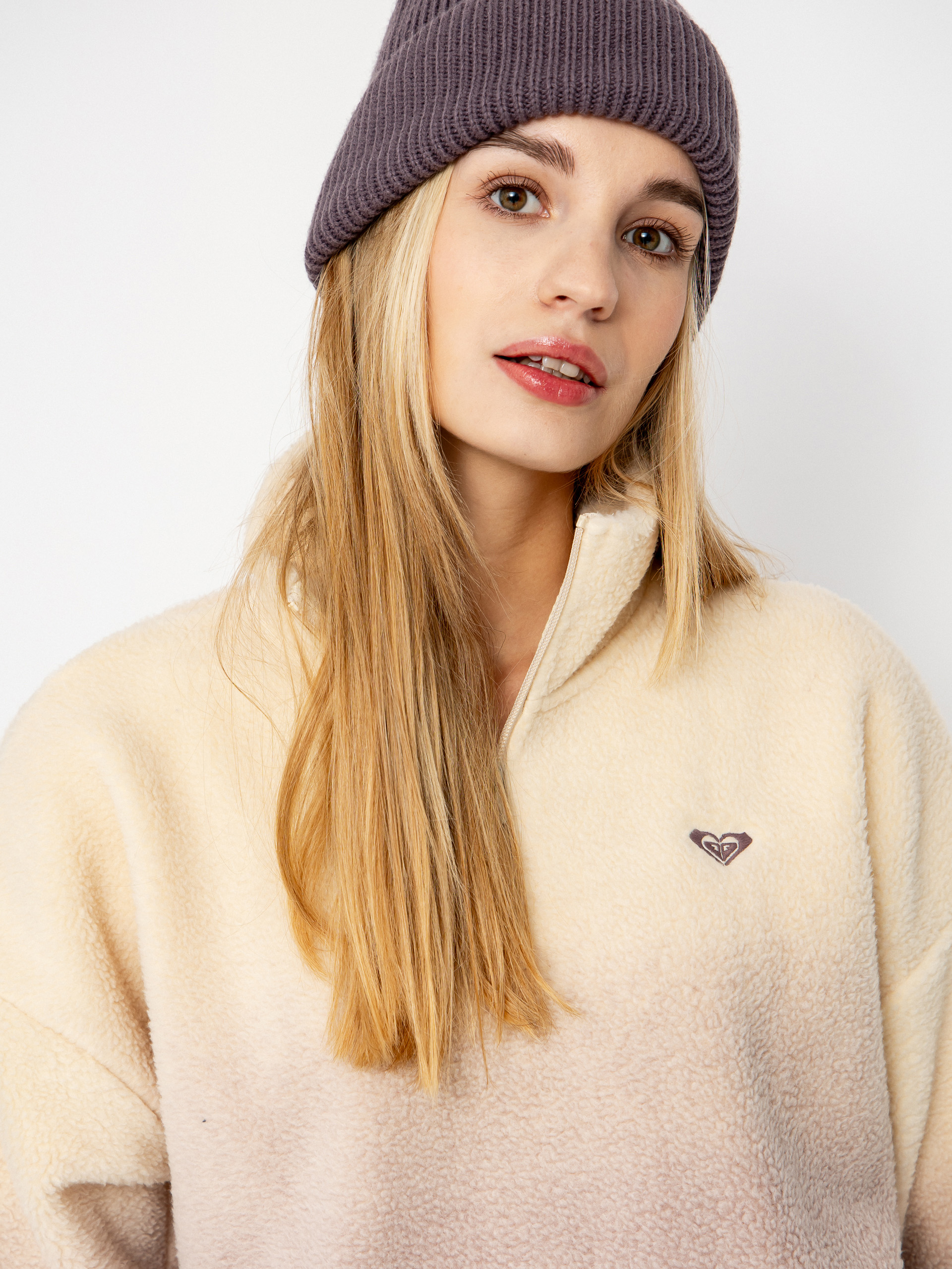 Dámsky Flísová mikina Roxy Live Out Loud Gradient (huckleberry)