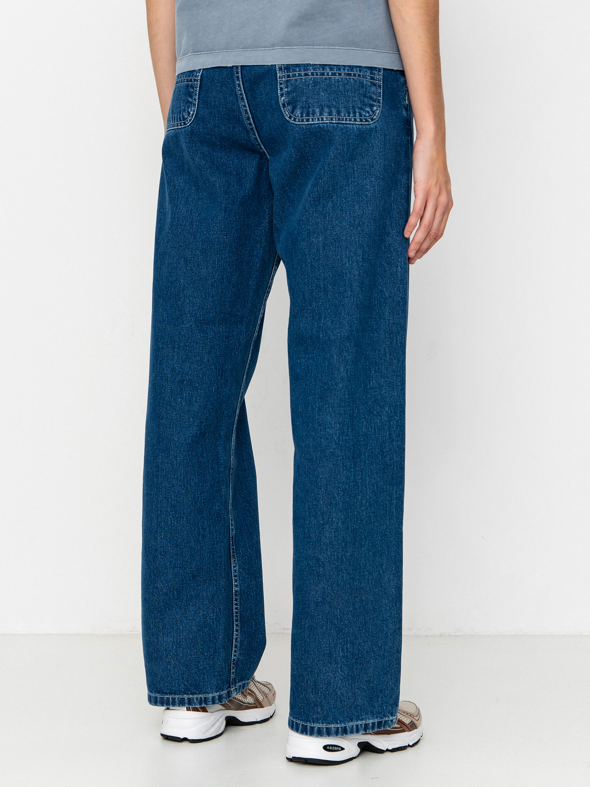 Nohavice Carhartt WIP Simple Wmn (blue)