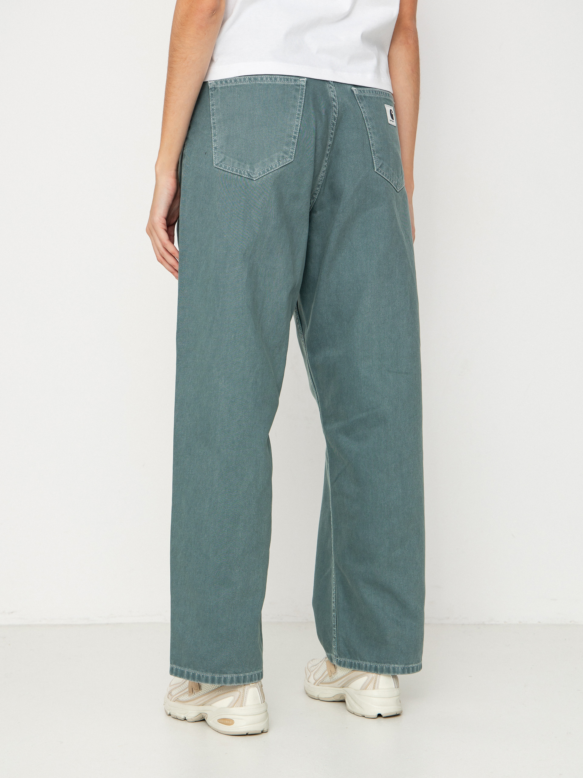 Nohavice Carhartt WIP Brandon Wmn (silver pine/stone dyed)