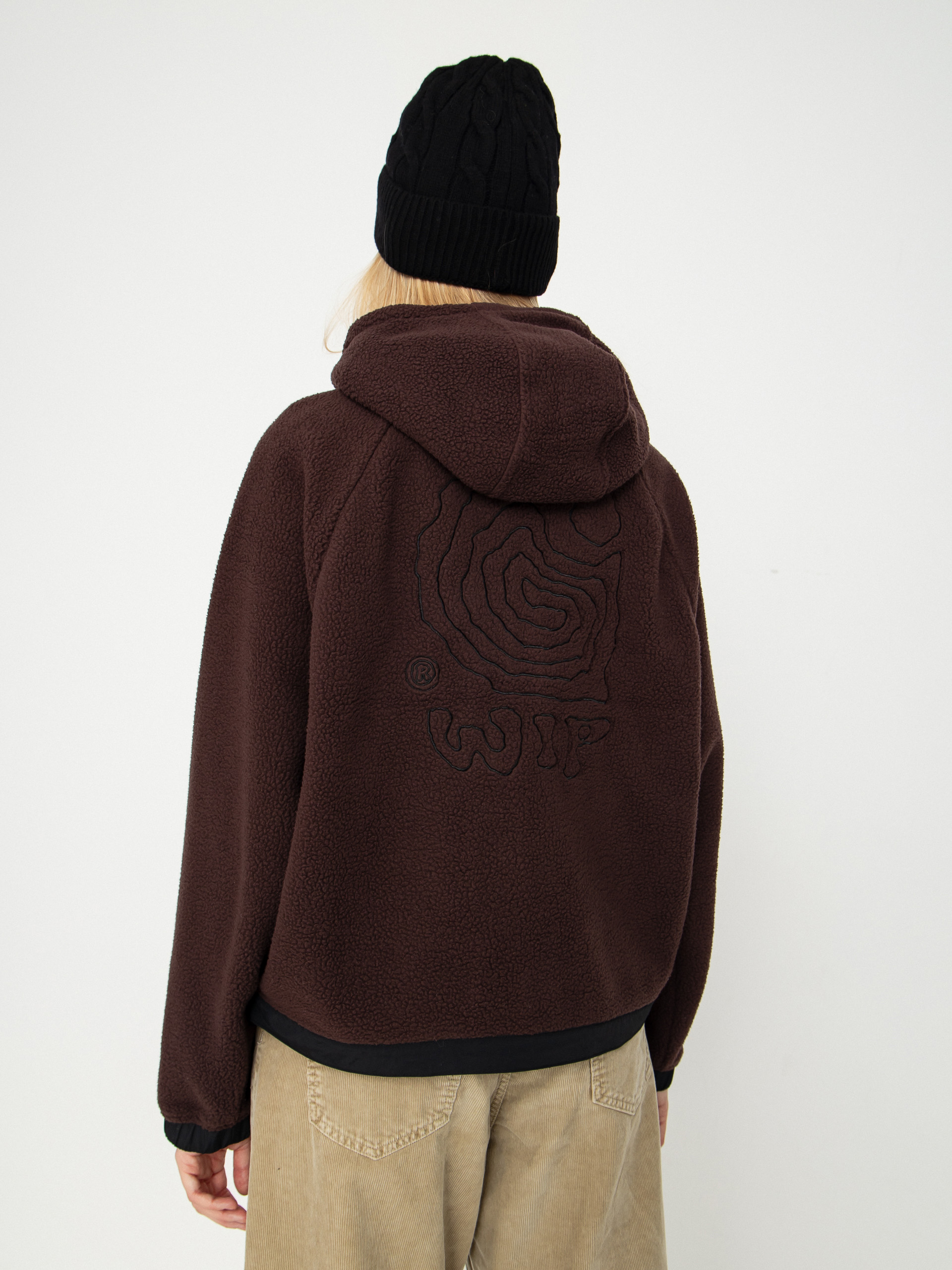 Dámsky Flísová mikina Carhartt WIP Helix (palisander/black)