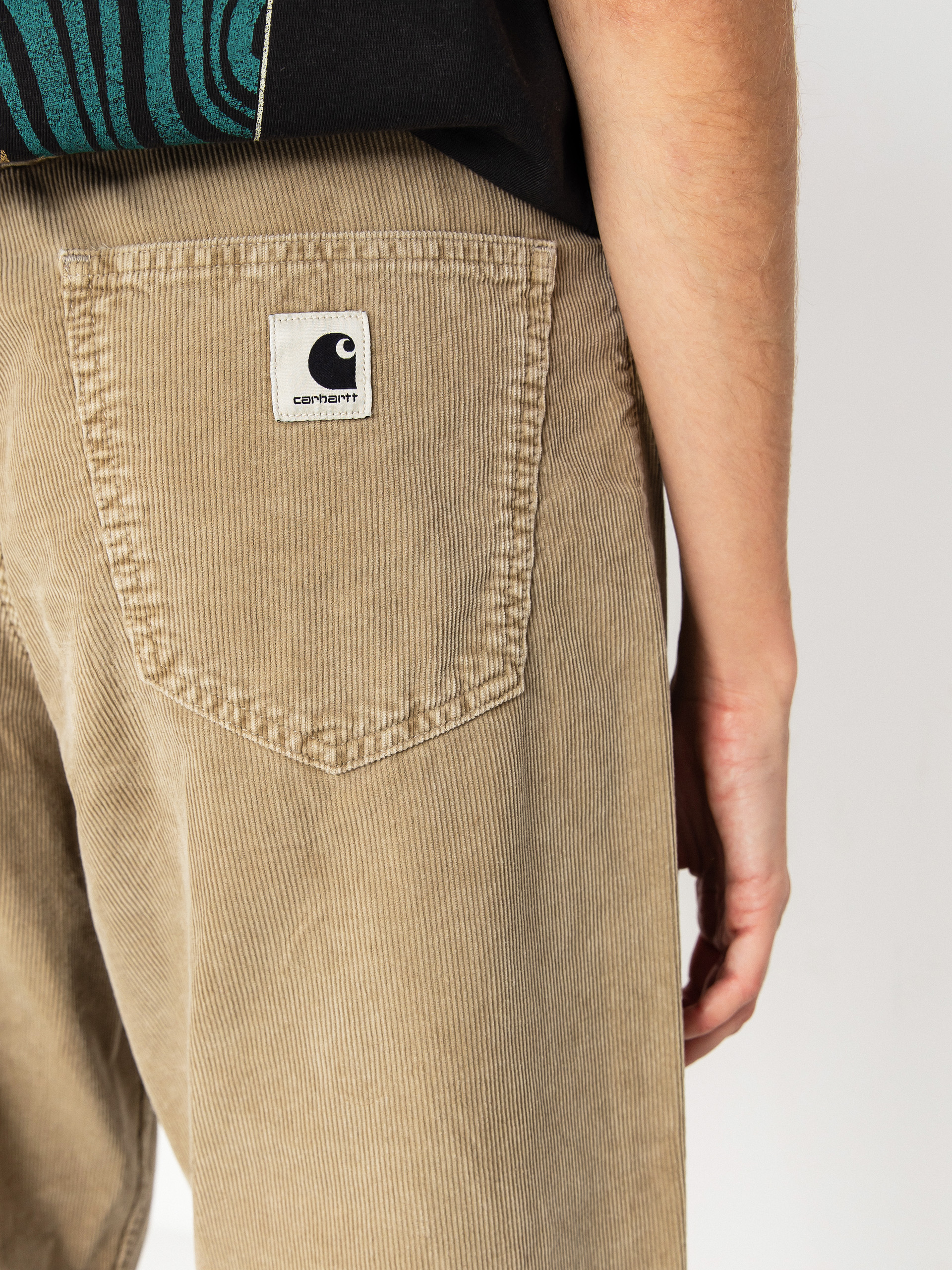 Nohavice Carhartt WIP Brandon Wmn (leather/dusky washed)
