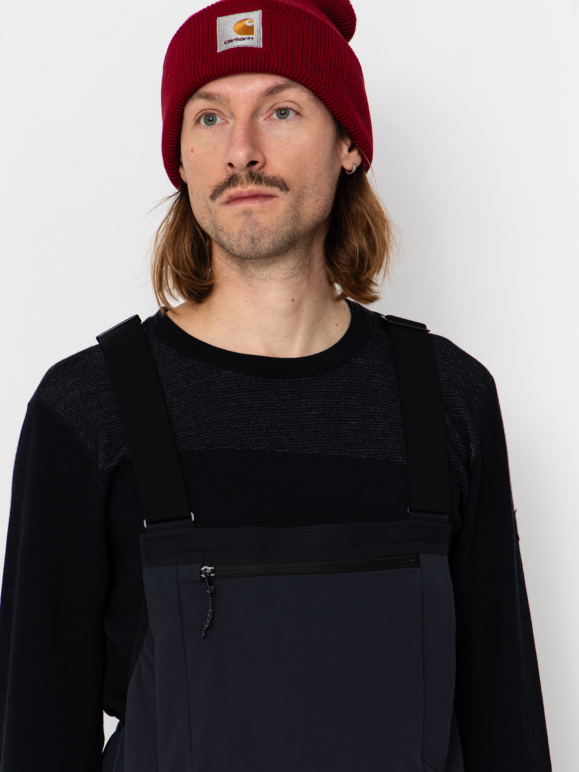 Pánske Snowboardové nohavice Jones Snowboards Shralpinist Str Rec Bib (stealth black)