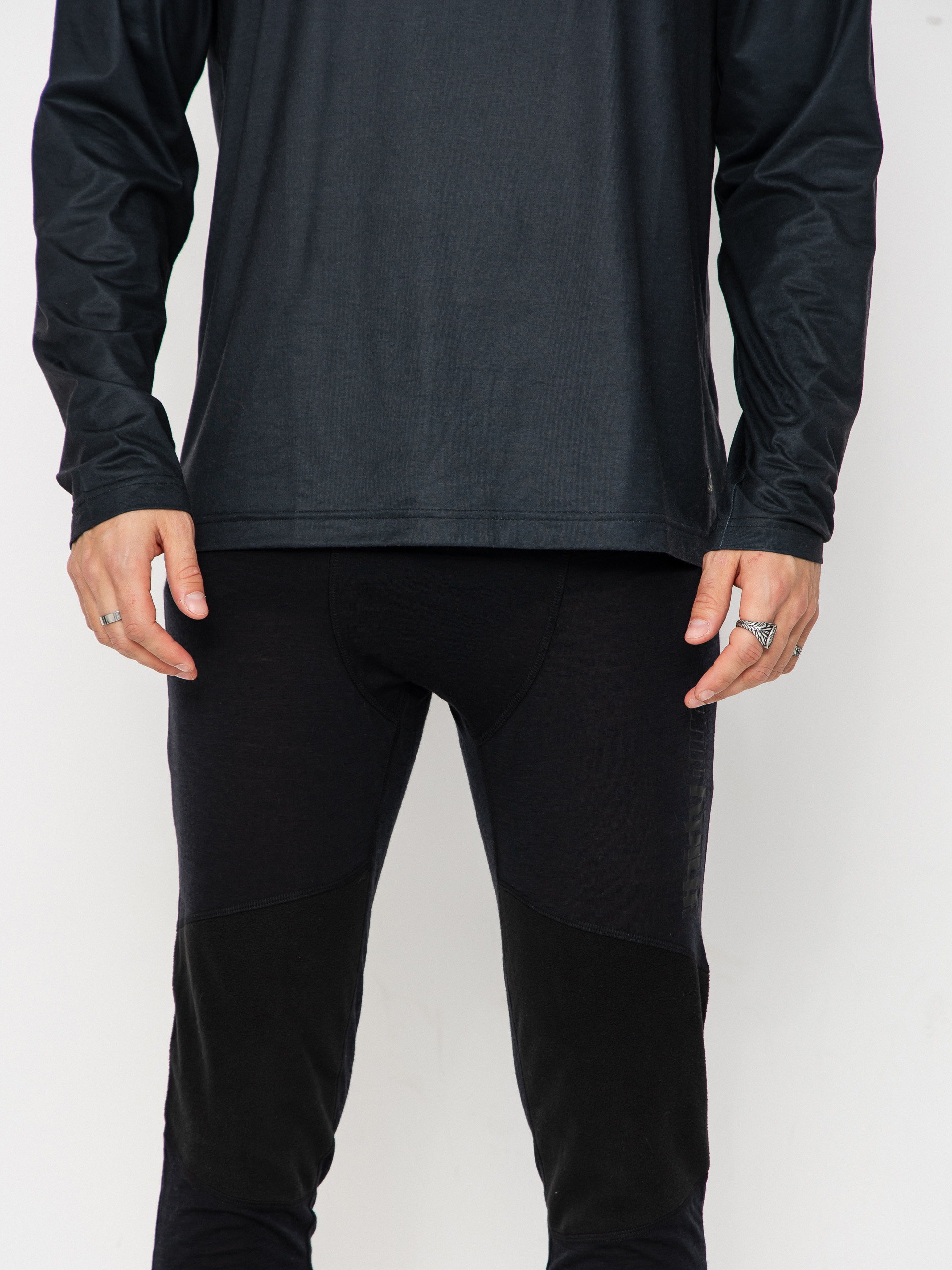 Pánske Termolegíny ThirtyTwo Ridelite Merino Knicker (black/black)