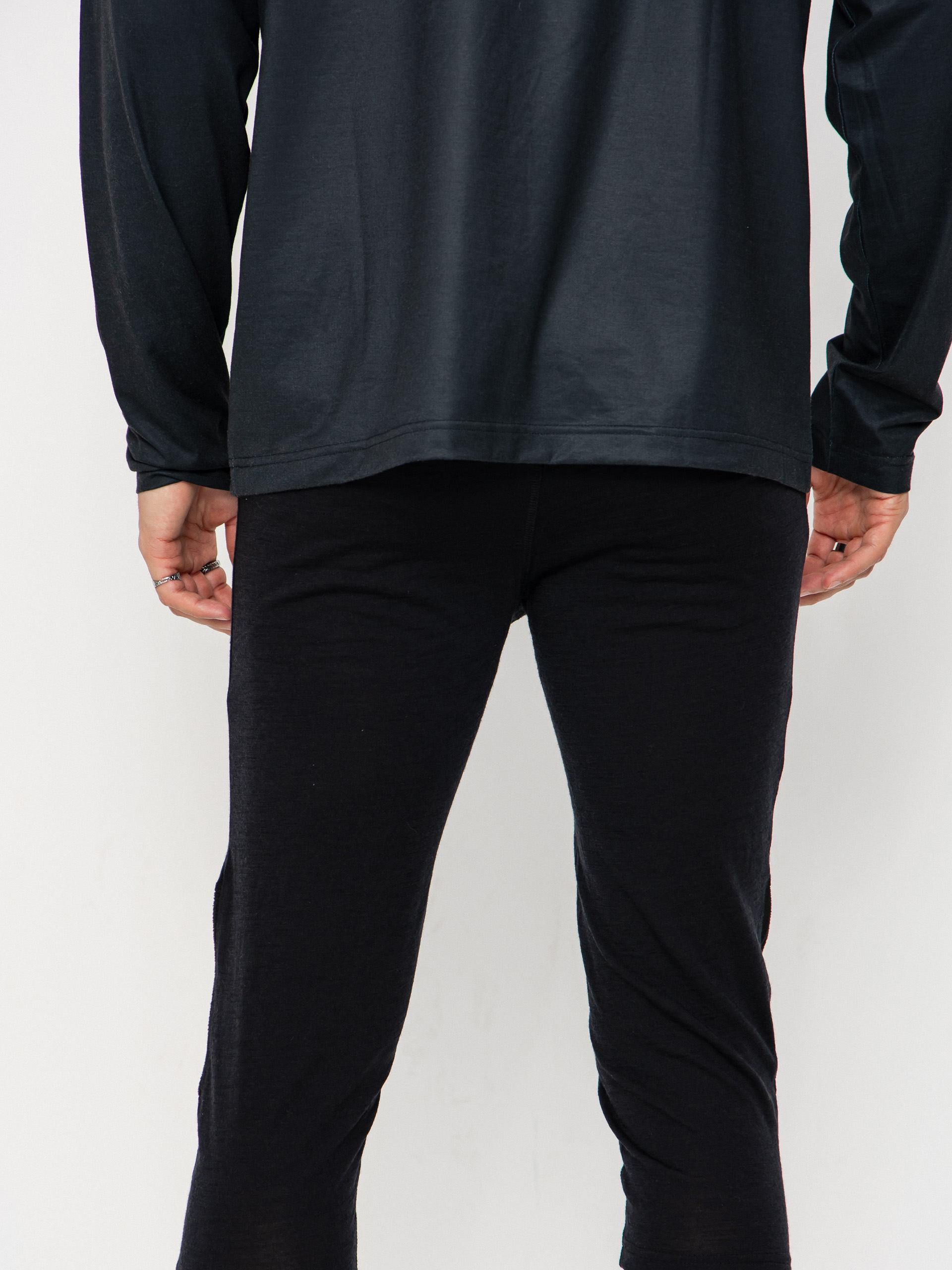 Pánske Termolegíny ThirtyTwo Ridelite Merino Knicker (black/black)