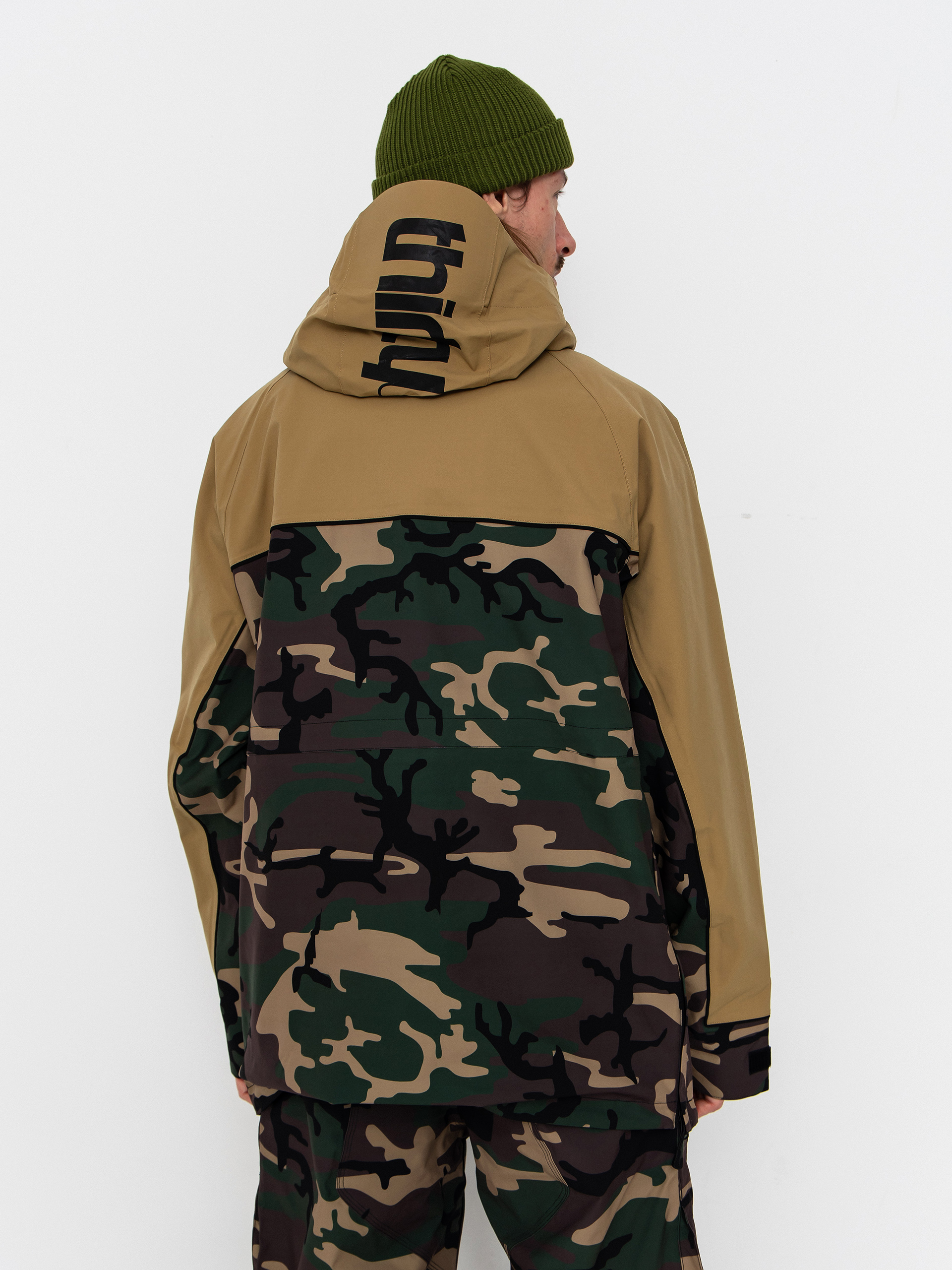Pánska Snowboardová bunda ThirtyTwo Light Anorak (camo)