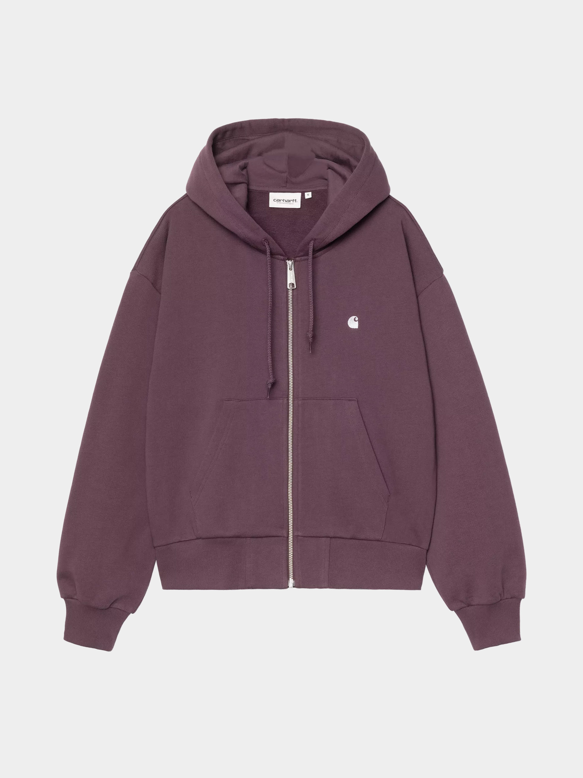 Mikina s kapucňou Carhartt WIP Casey ZHD Wmn (cozy purple/silver)
