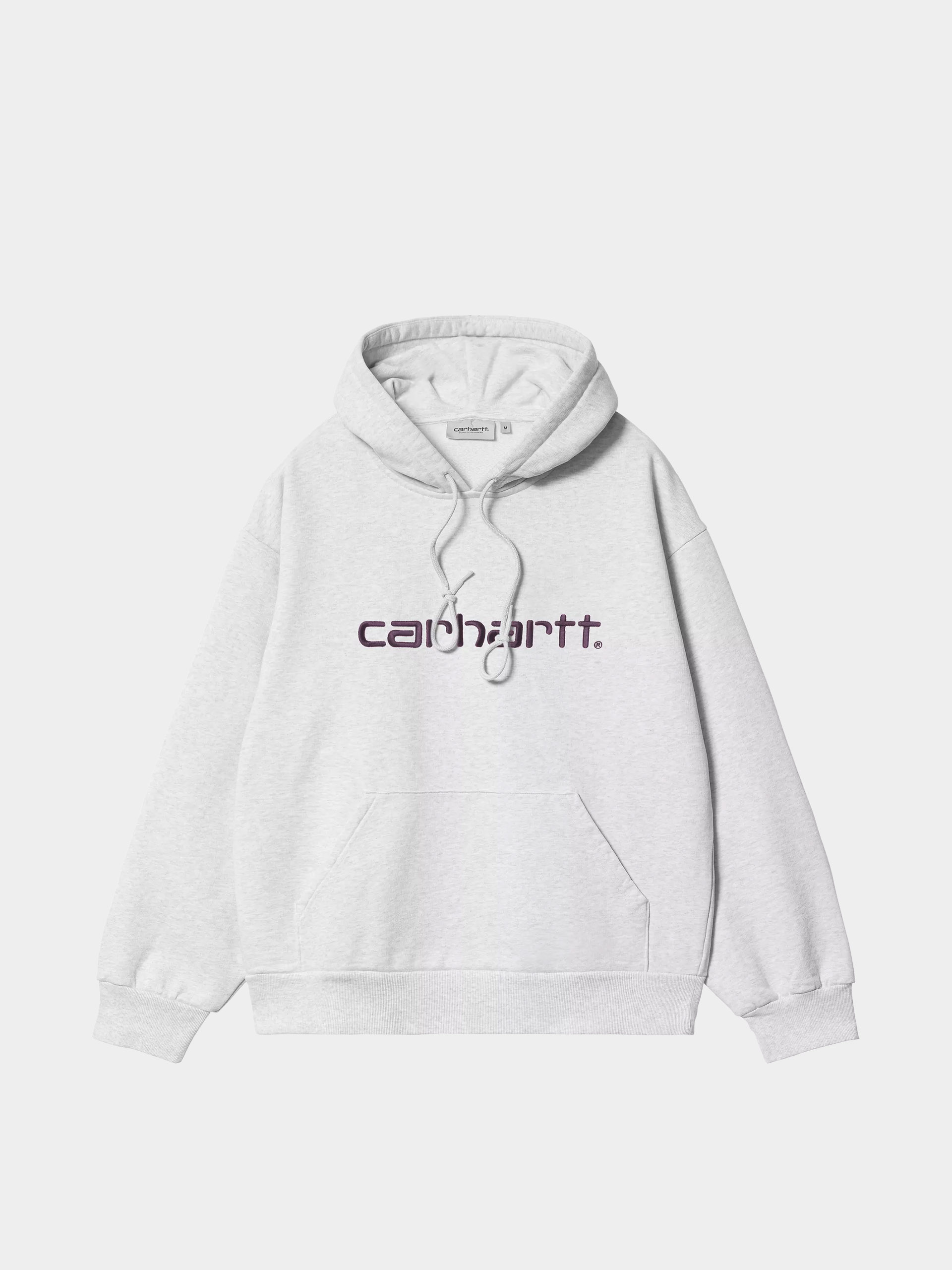 Mikina s kapucňou Carhartt WIP Carhartt HD (ash heather/cozy purple)