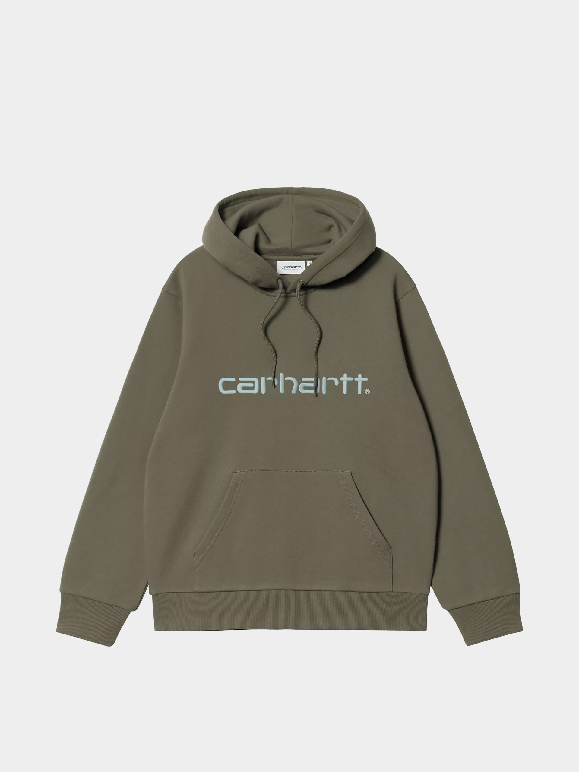 Mikina s kapucňou Carhartt WIP Carhartt HD (leaf/tourmaline)
