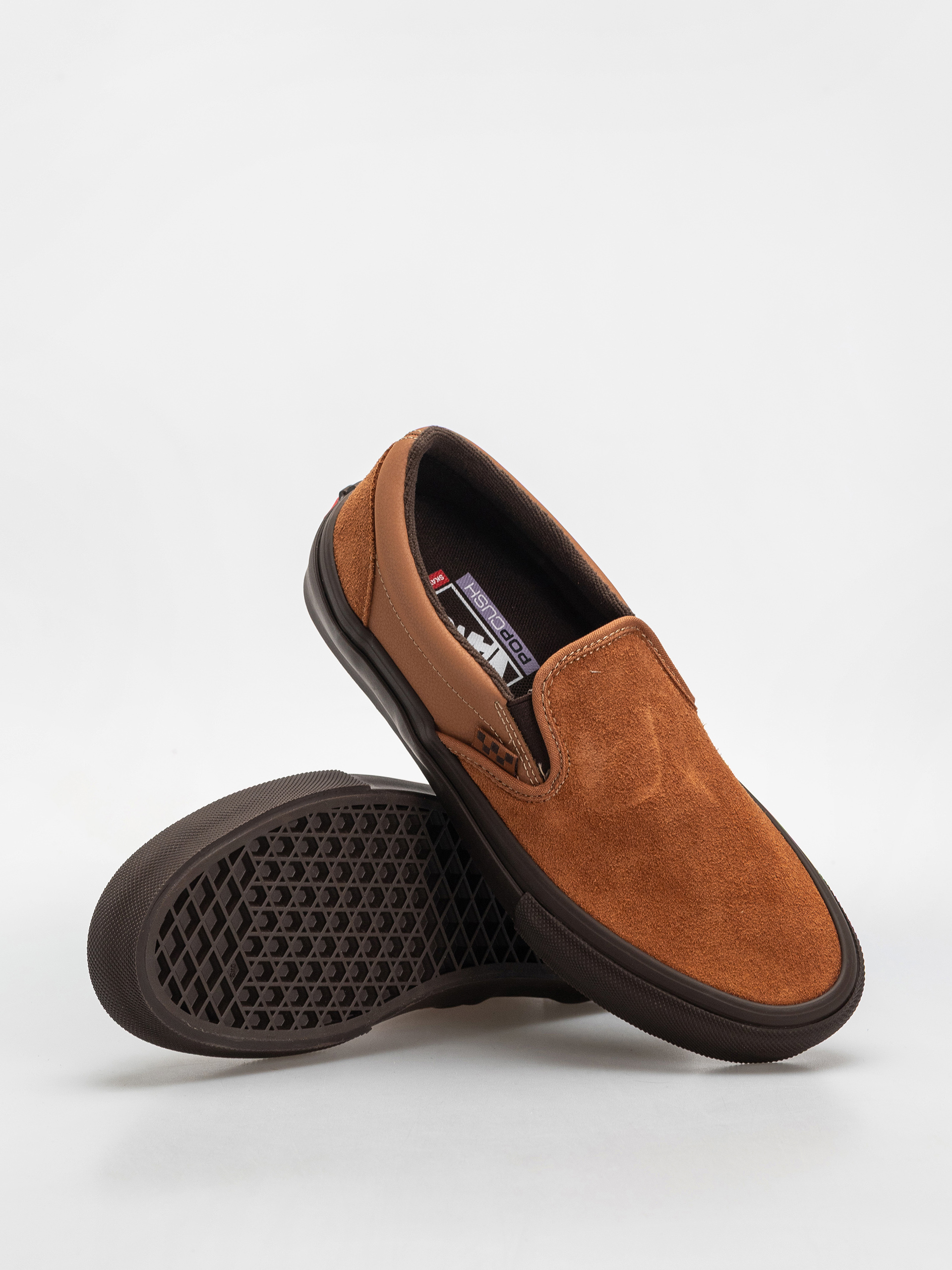 Topánky Vans Skate Slip On (brown/gum)