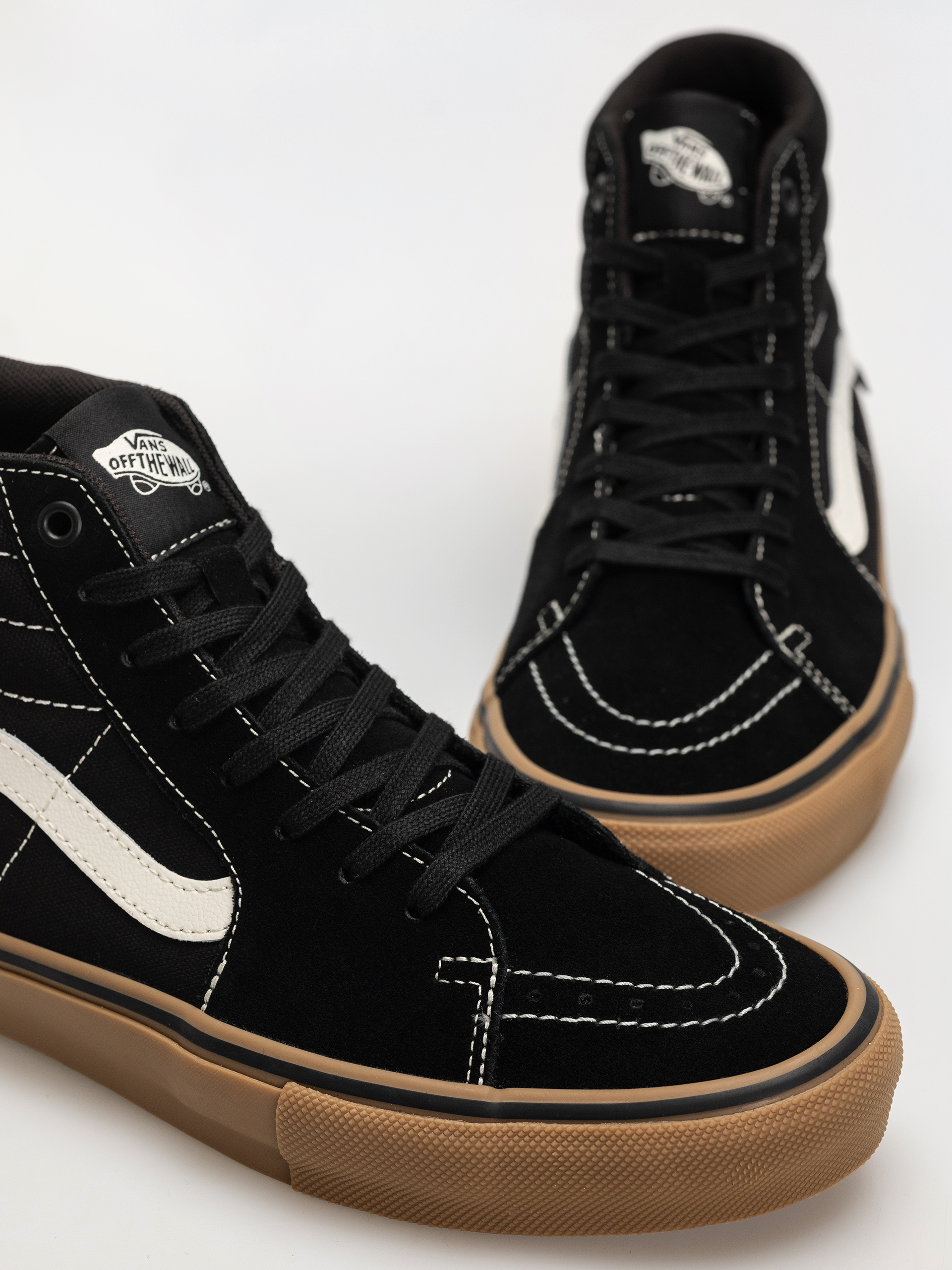Topánky Vans Skate Sk8 Hi (black/gum/white)