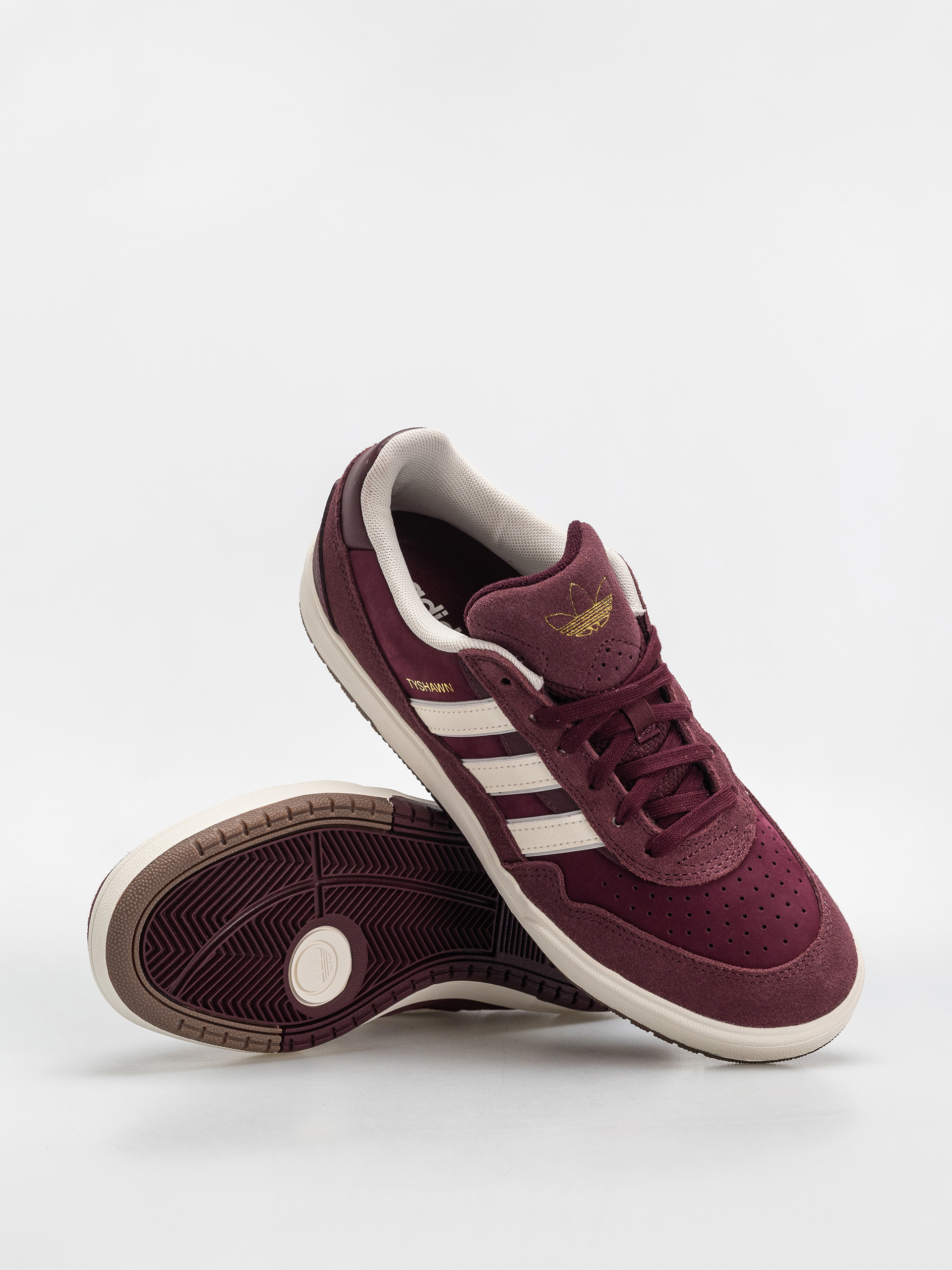 Topánky adidas Tyshawn II (maroon/cwhite/goldmt)