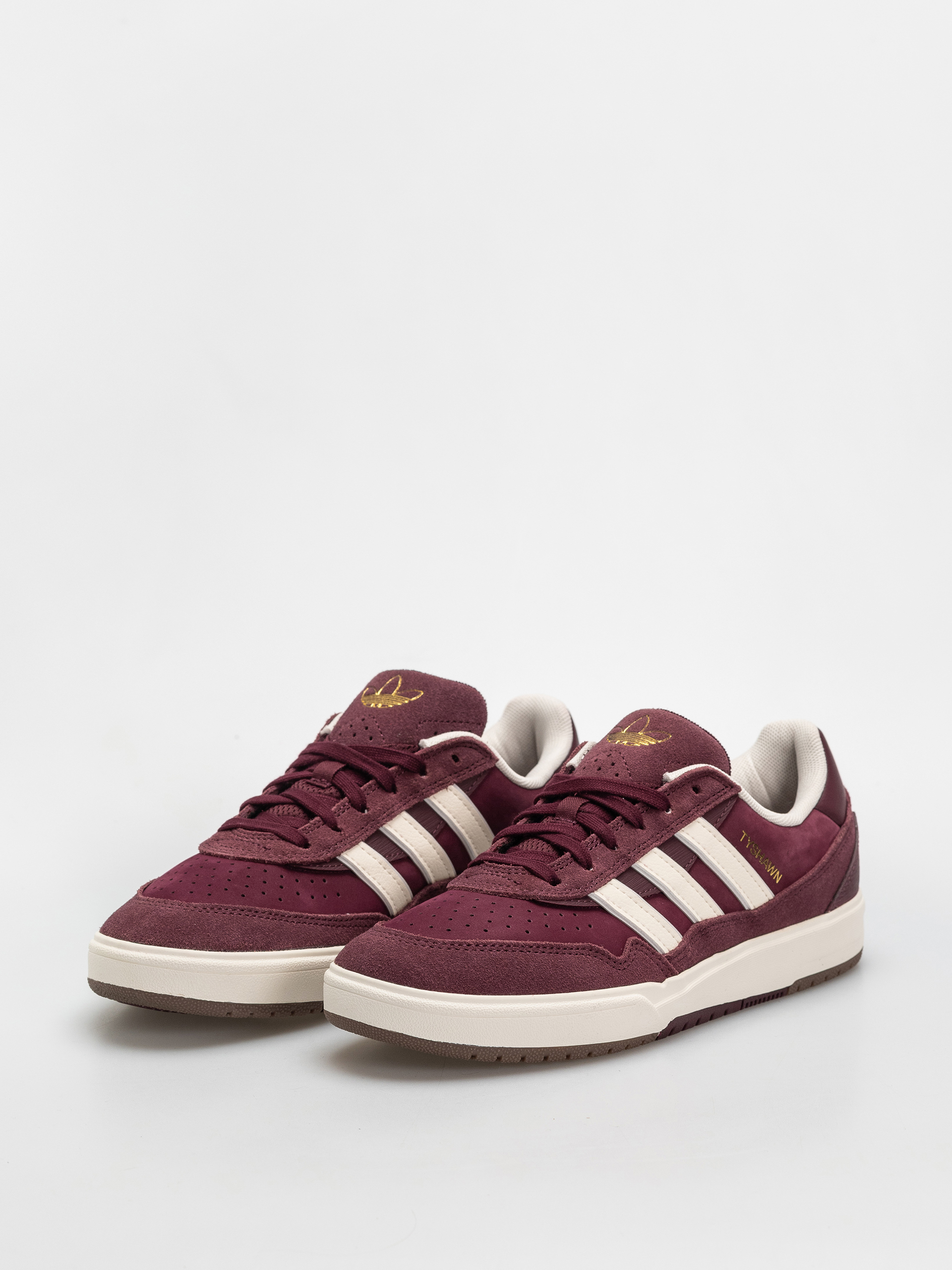 Topánky adidas Tyshawn II (maroon/cwhite/goldmt)