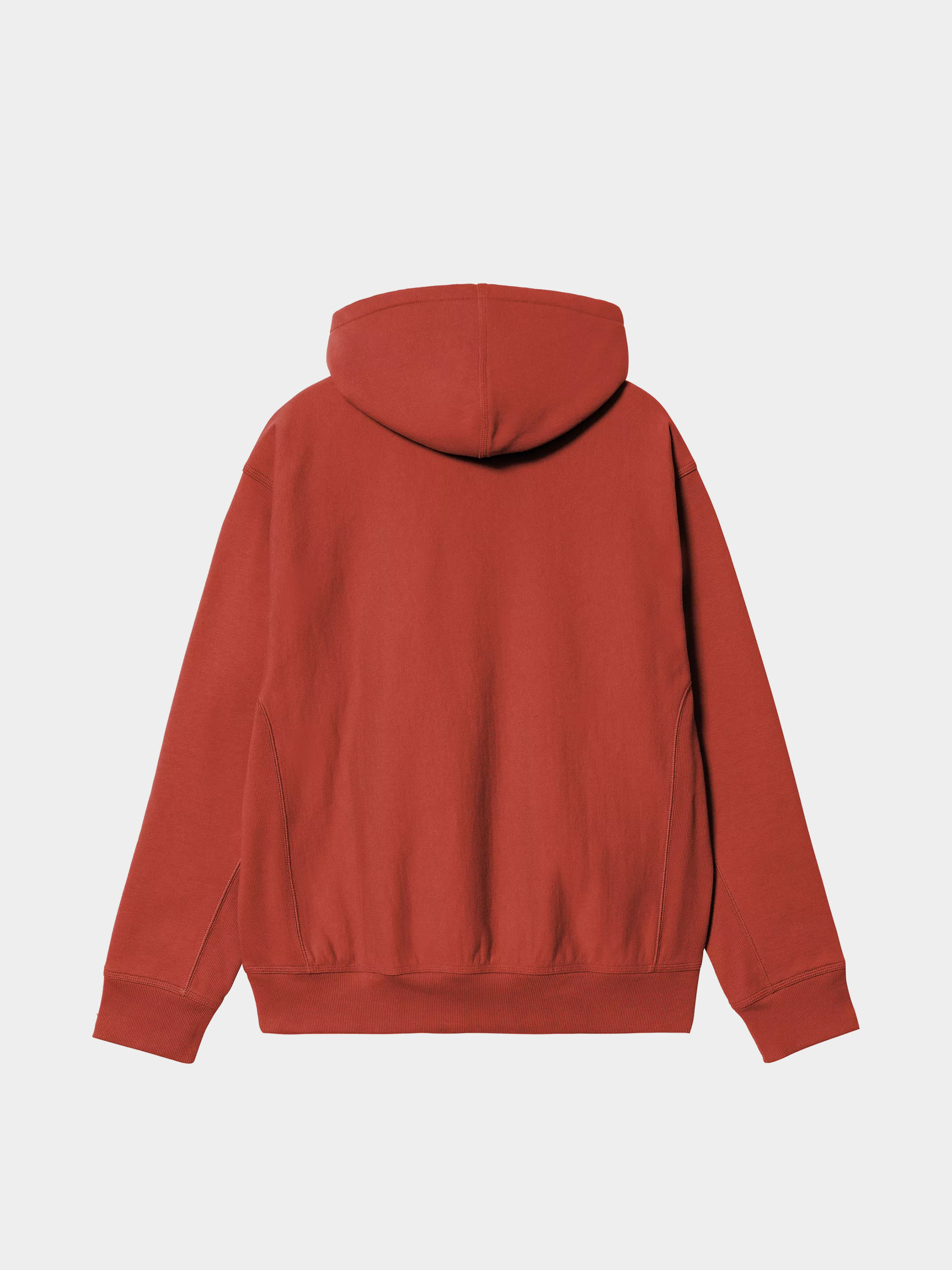Mikina s kapucňou Carhartt WIP American Script HD (oxide red)