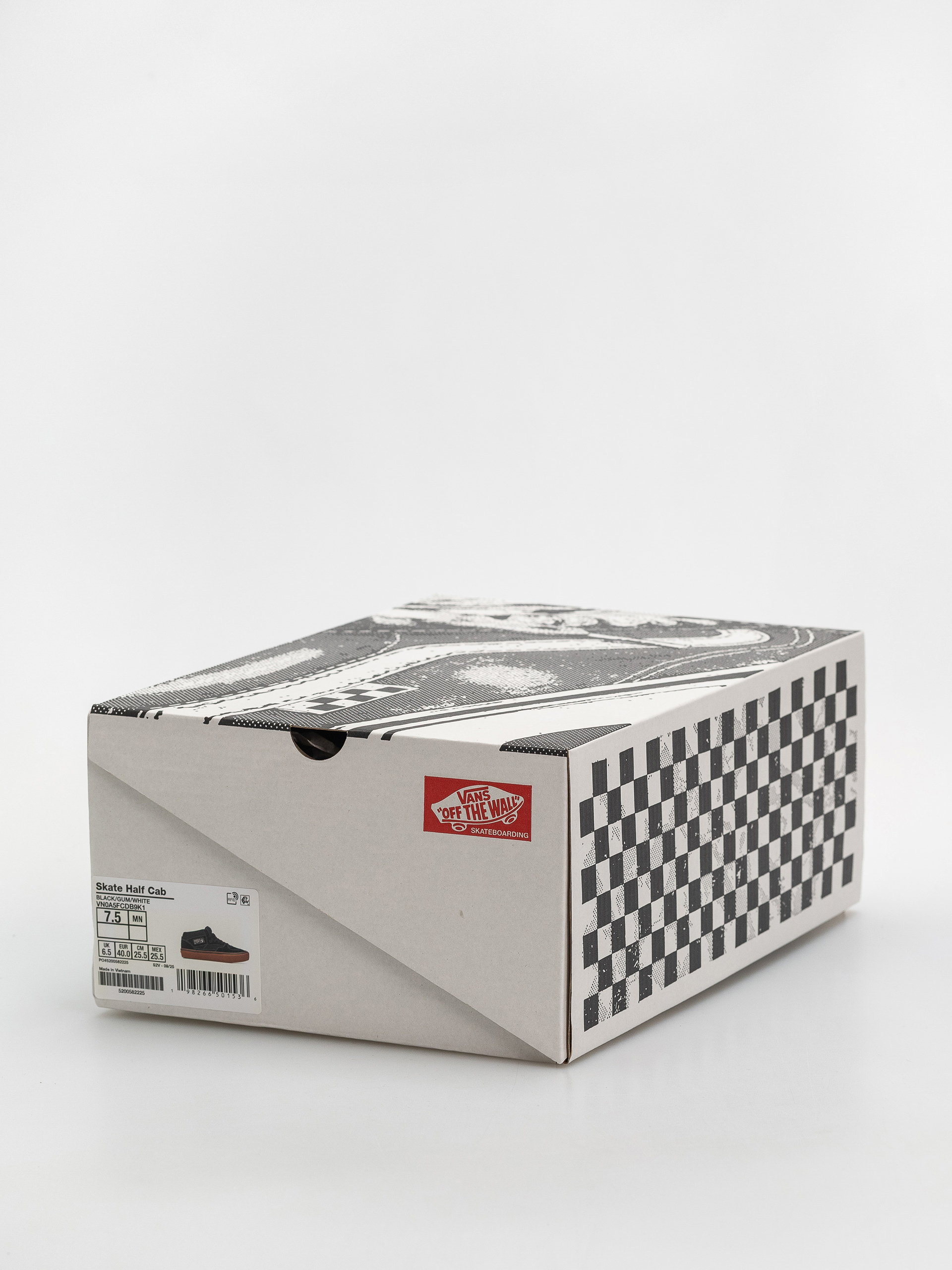 Topánky Vans Skate Half Cab (black/gum/white)