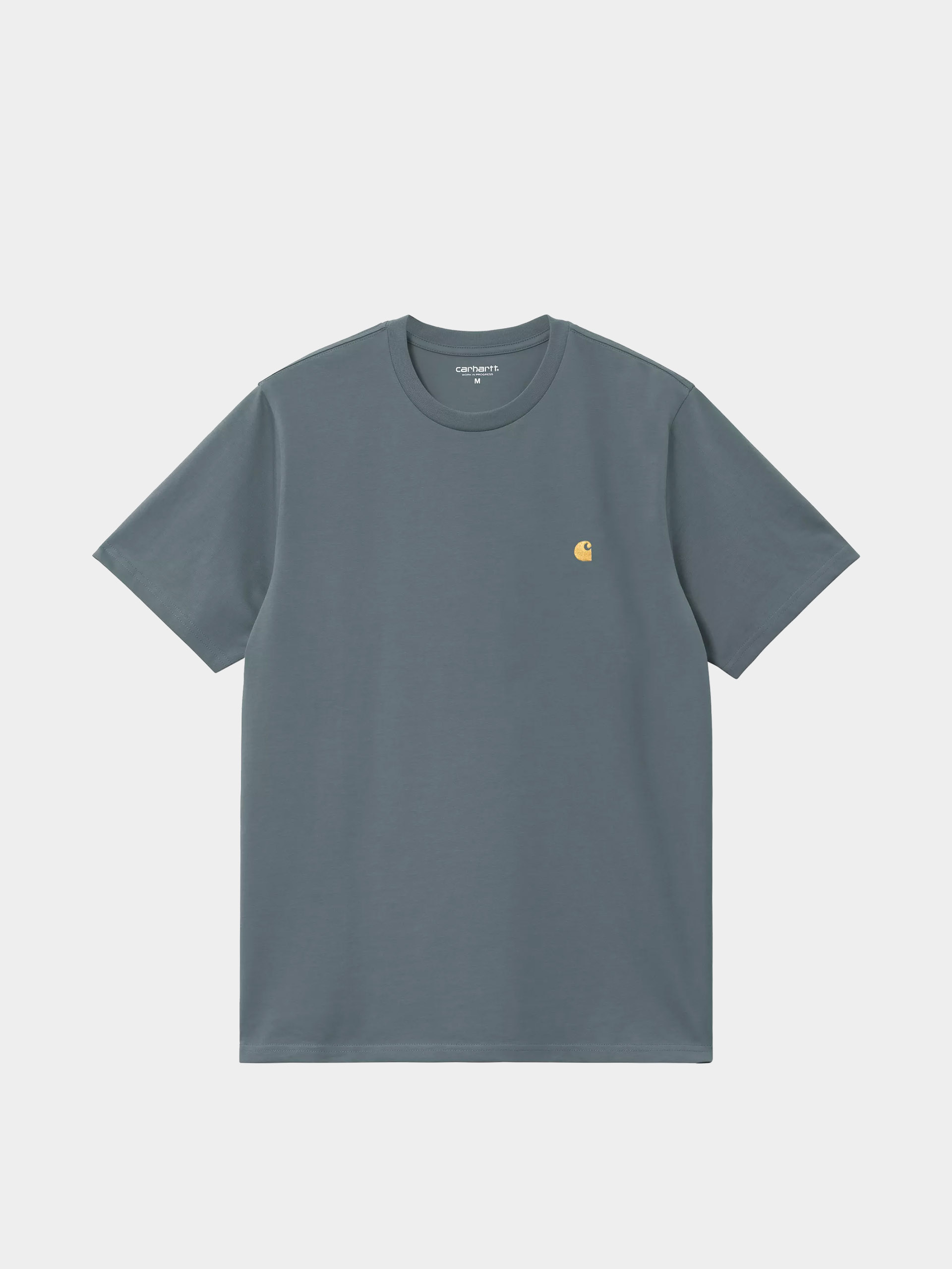 Tričko Carhartt WIP Chase (cozy blue/gold)