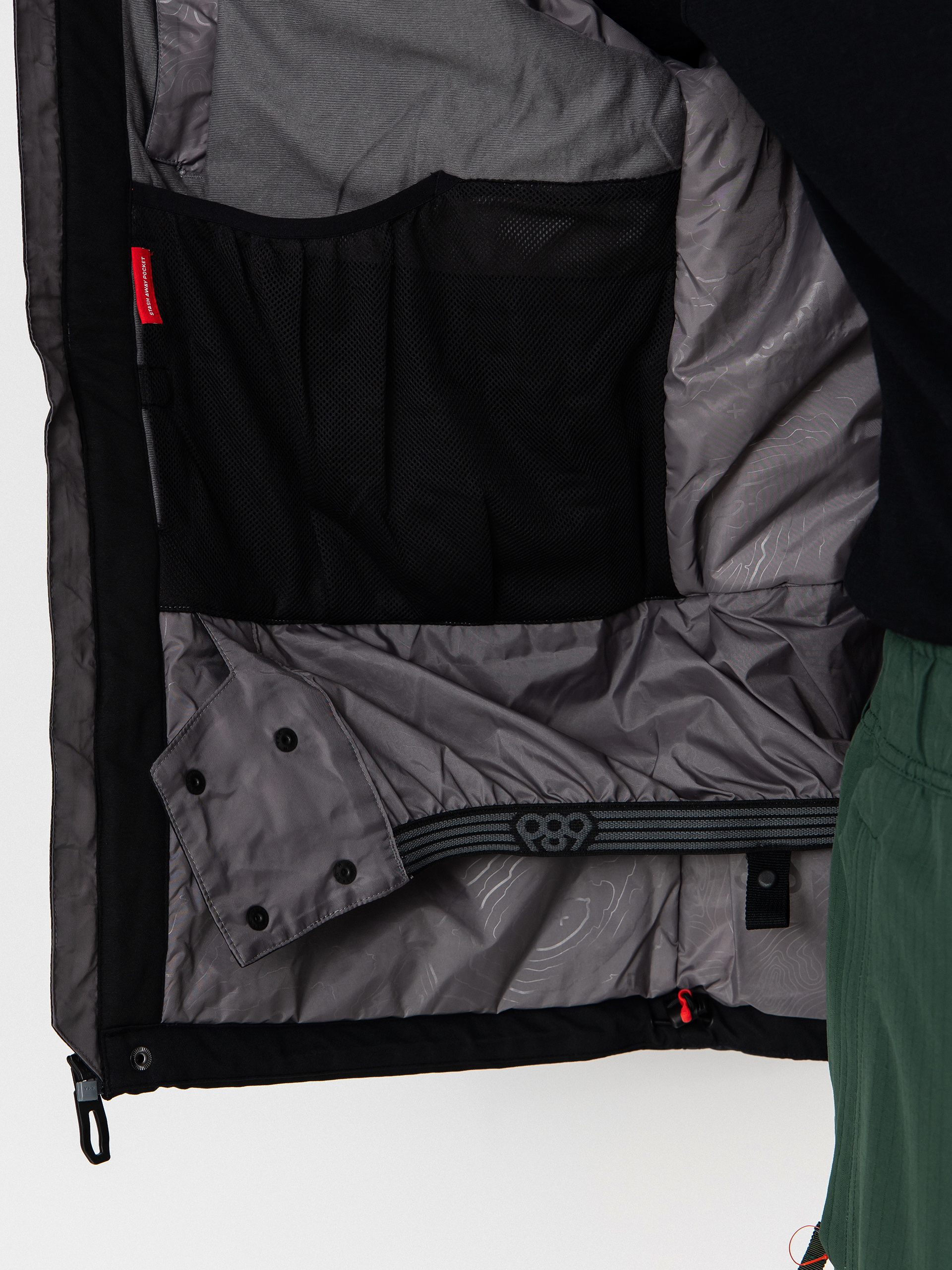 Pánska Snowboardová bunda 686 Geo Insulated (black hemisphere)