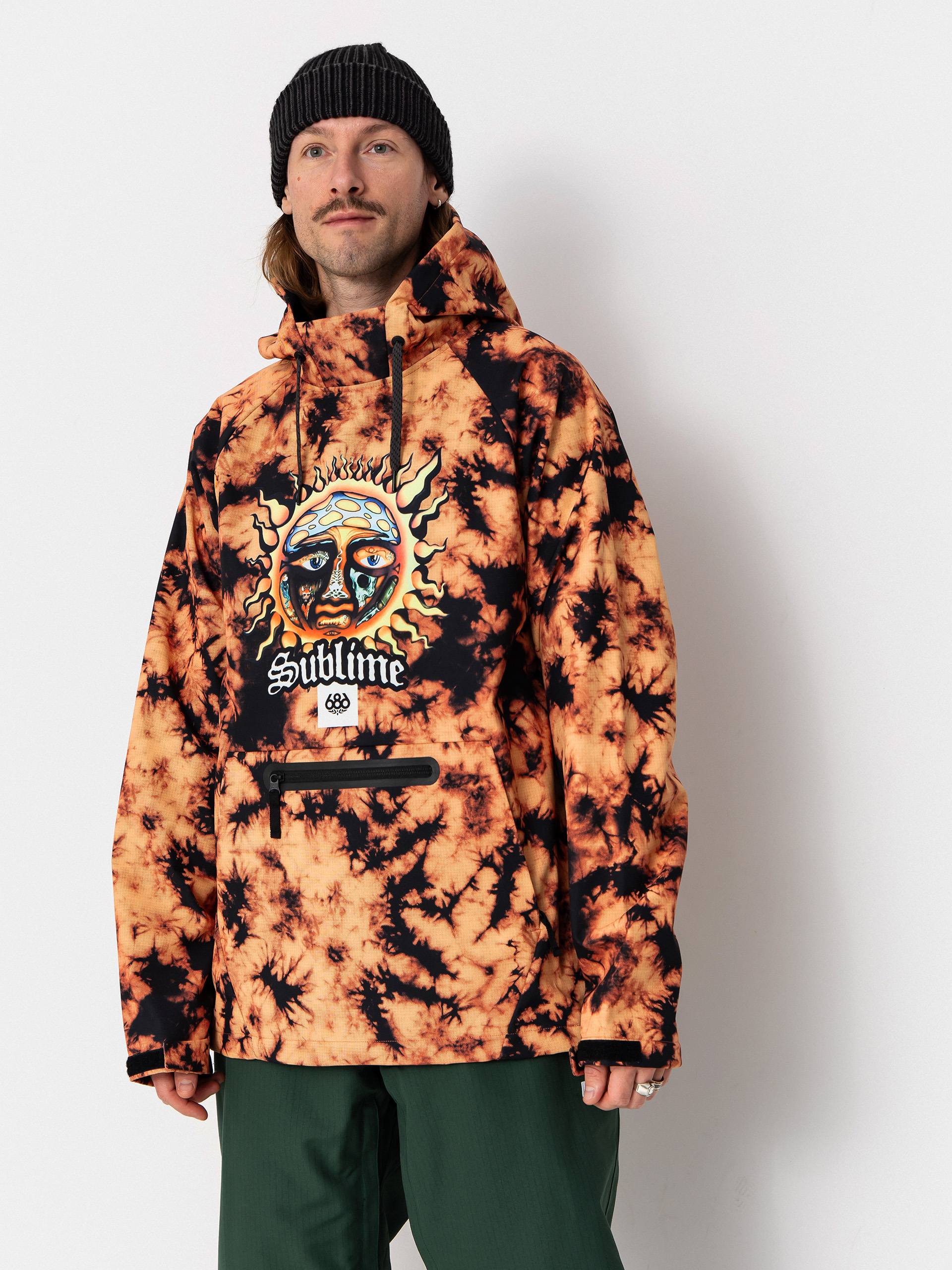 Pánska Termomikina  686 Waterproof HD (sublime orange tie dye)