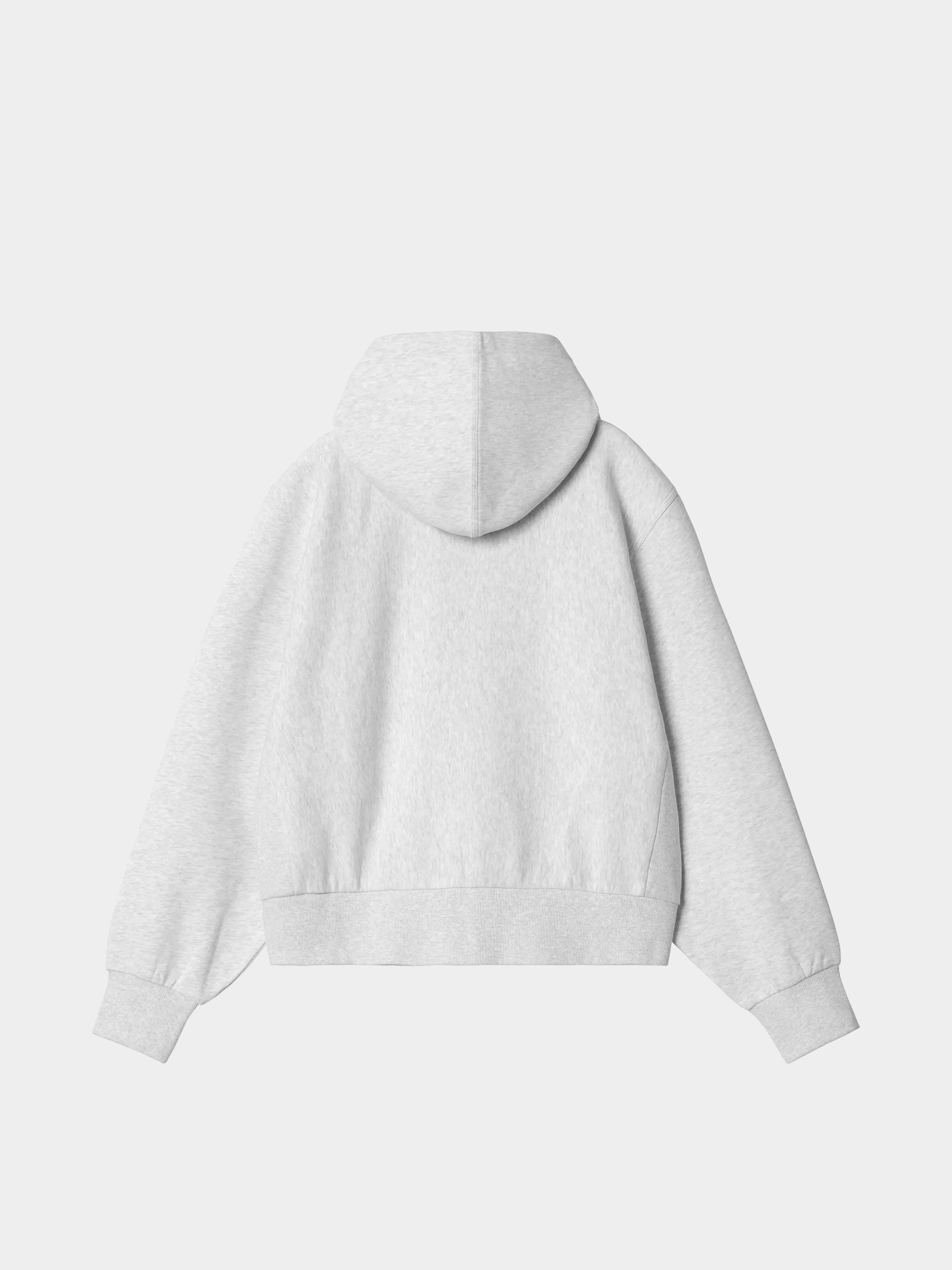 Mikina s kapucňou Carhartt WIP American Script ZHD Wmn (ash heather)