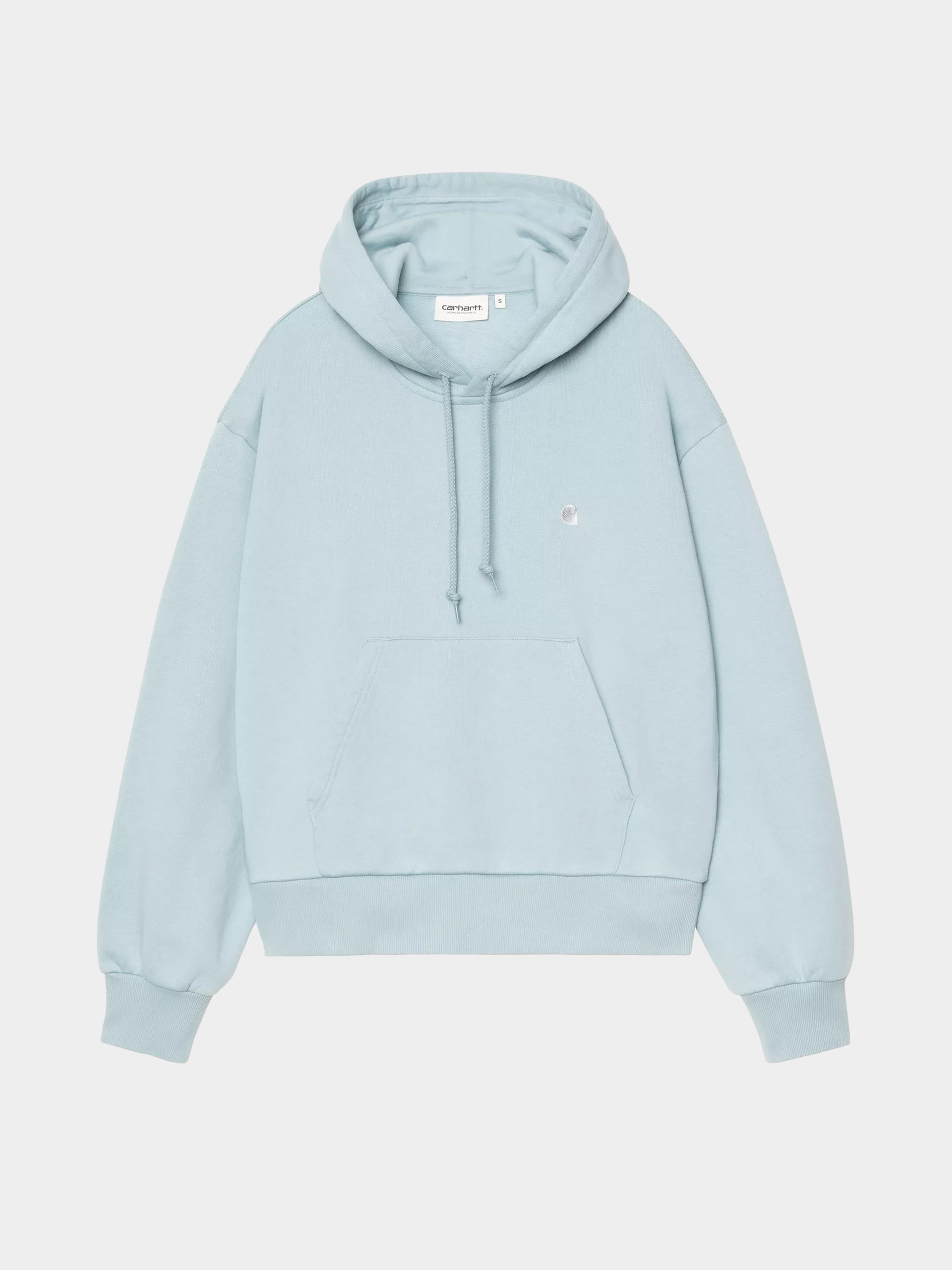 Mikina s kapucňou Carhartt WIP Casey HD Wmn (tourmaline/silver)