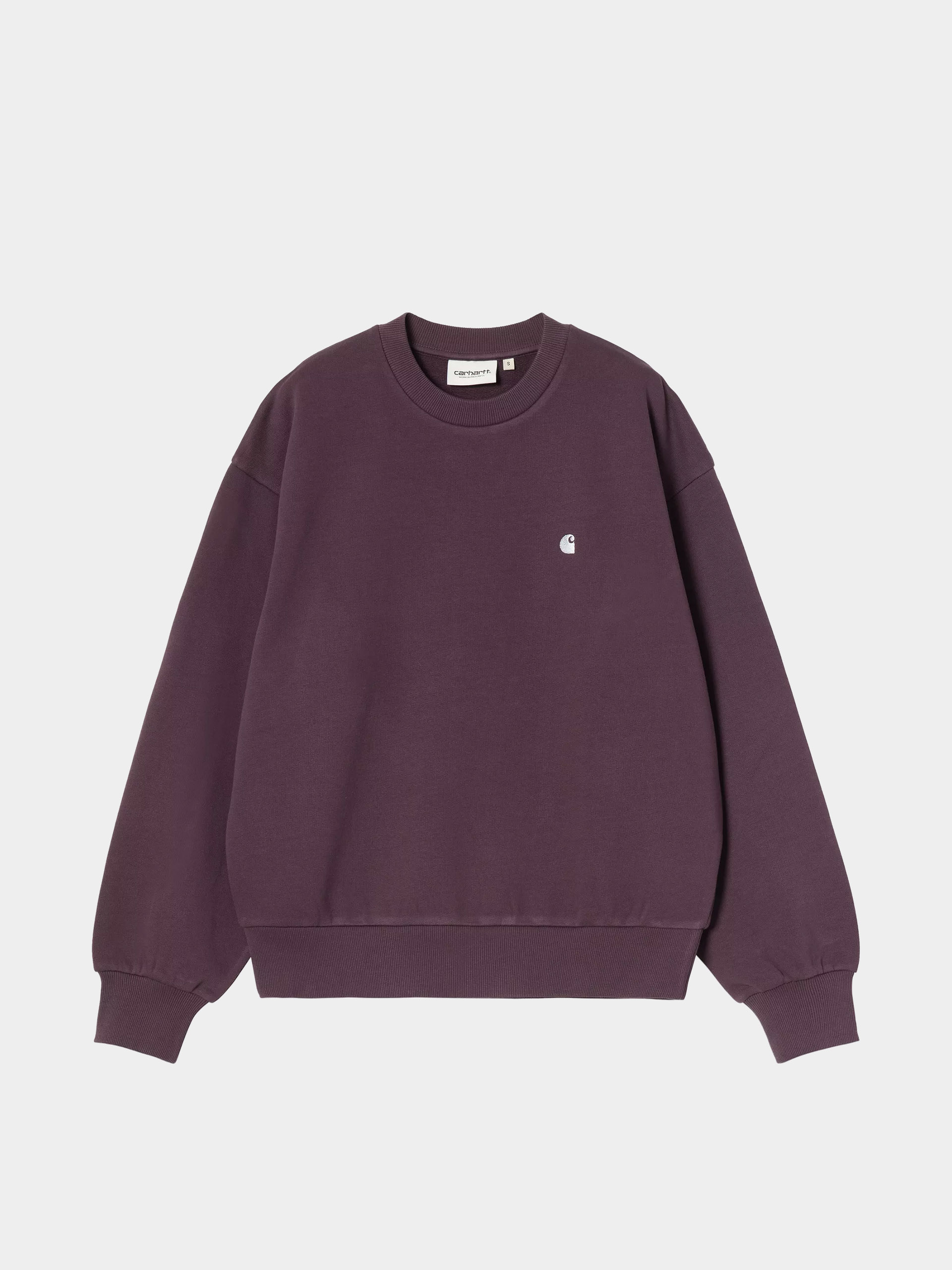Mikina Carhartt WIP Casey Wmn (cozy purple/silver)