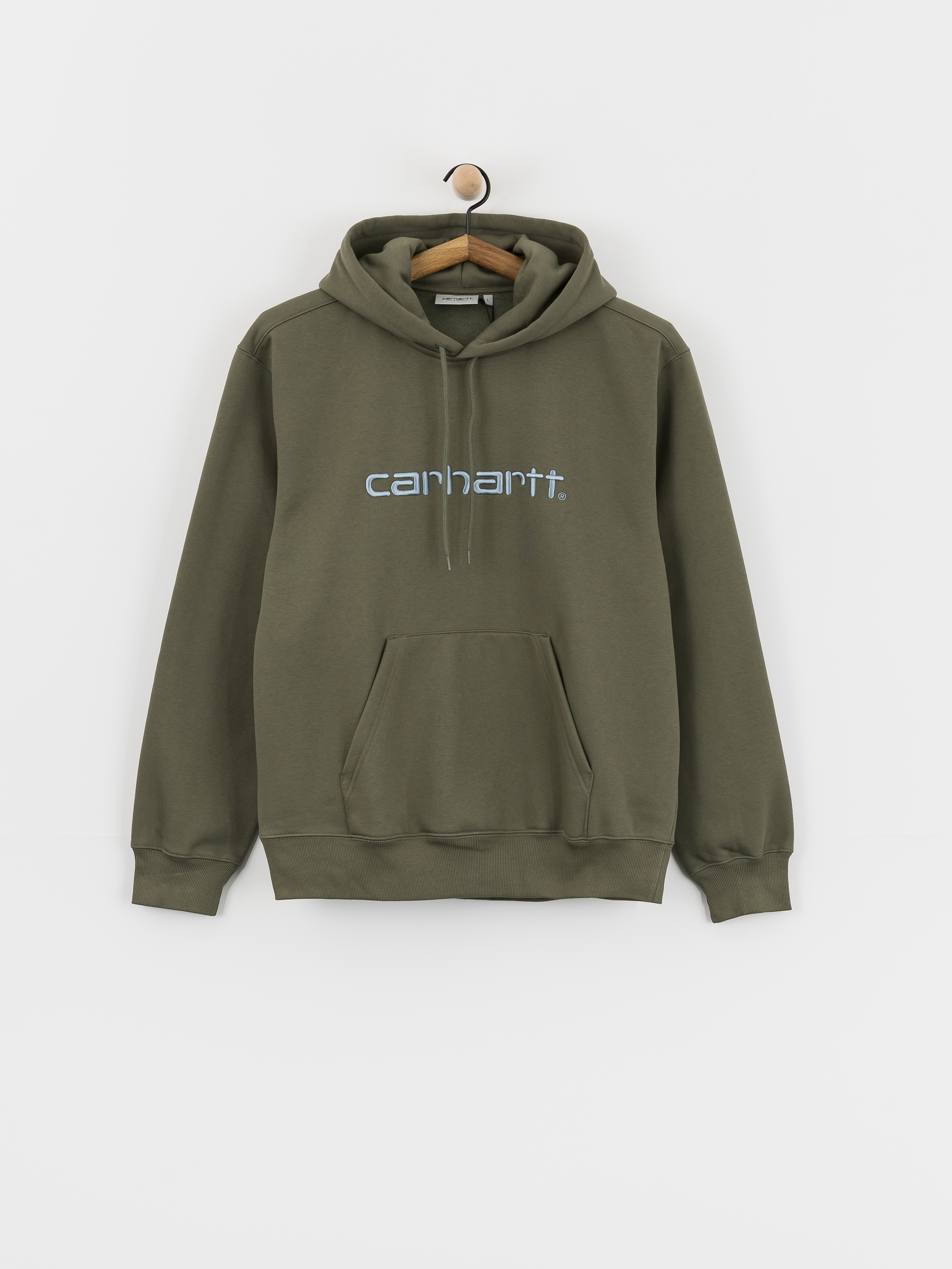 Mikina s kapucu0148ou Carhartt WIP Carhartt HD (leaf/tourmaline)