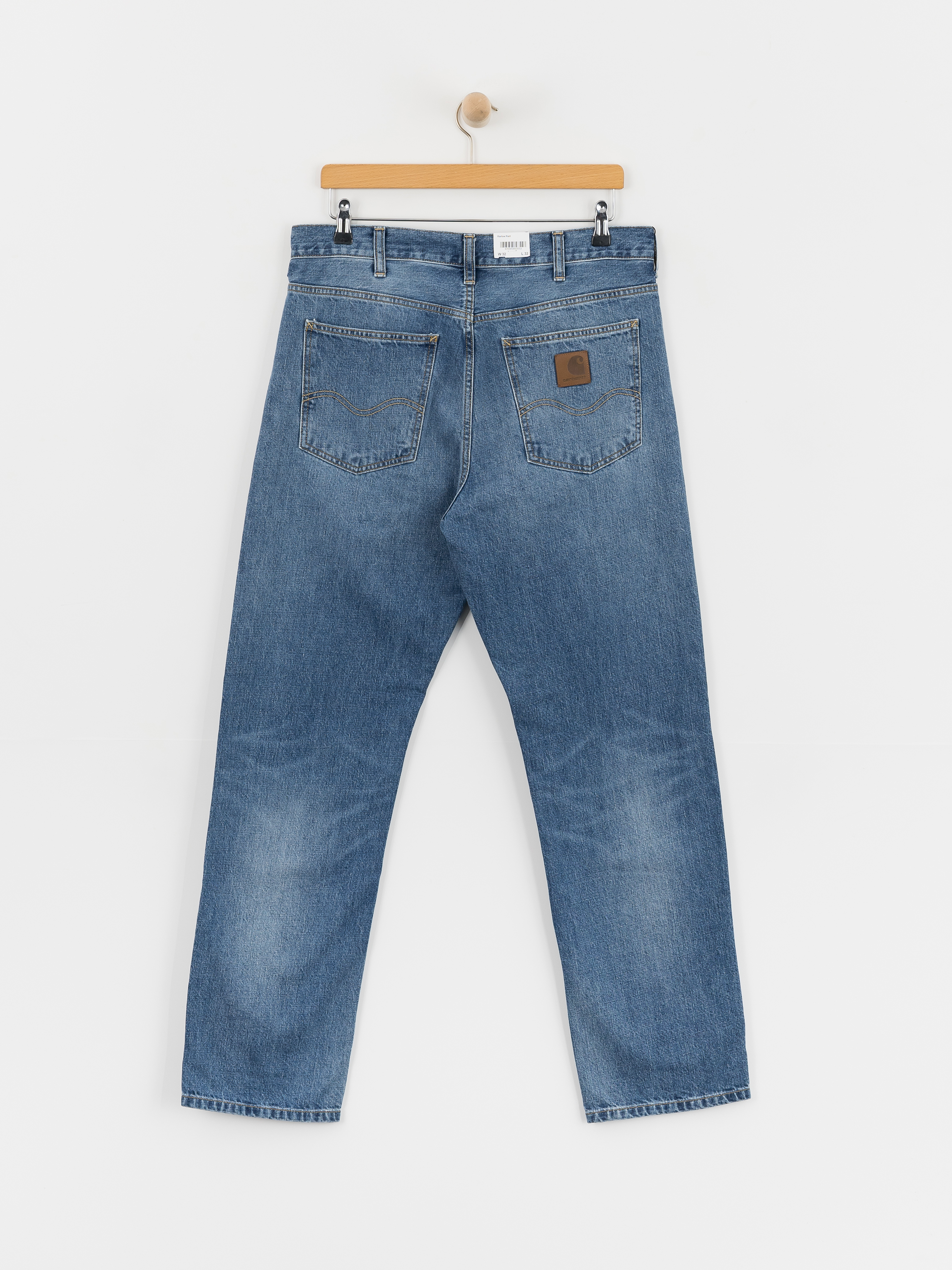 Nohavice Carhartt WIP Marlow (blue worn bleached)