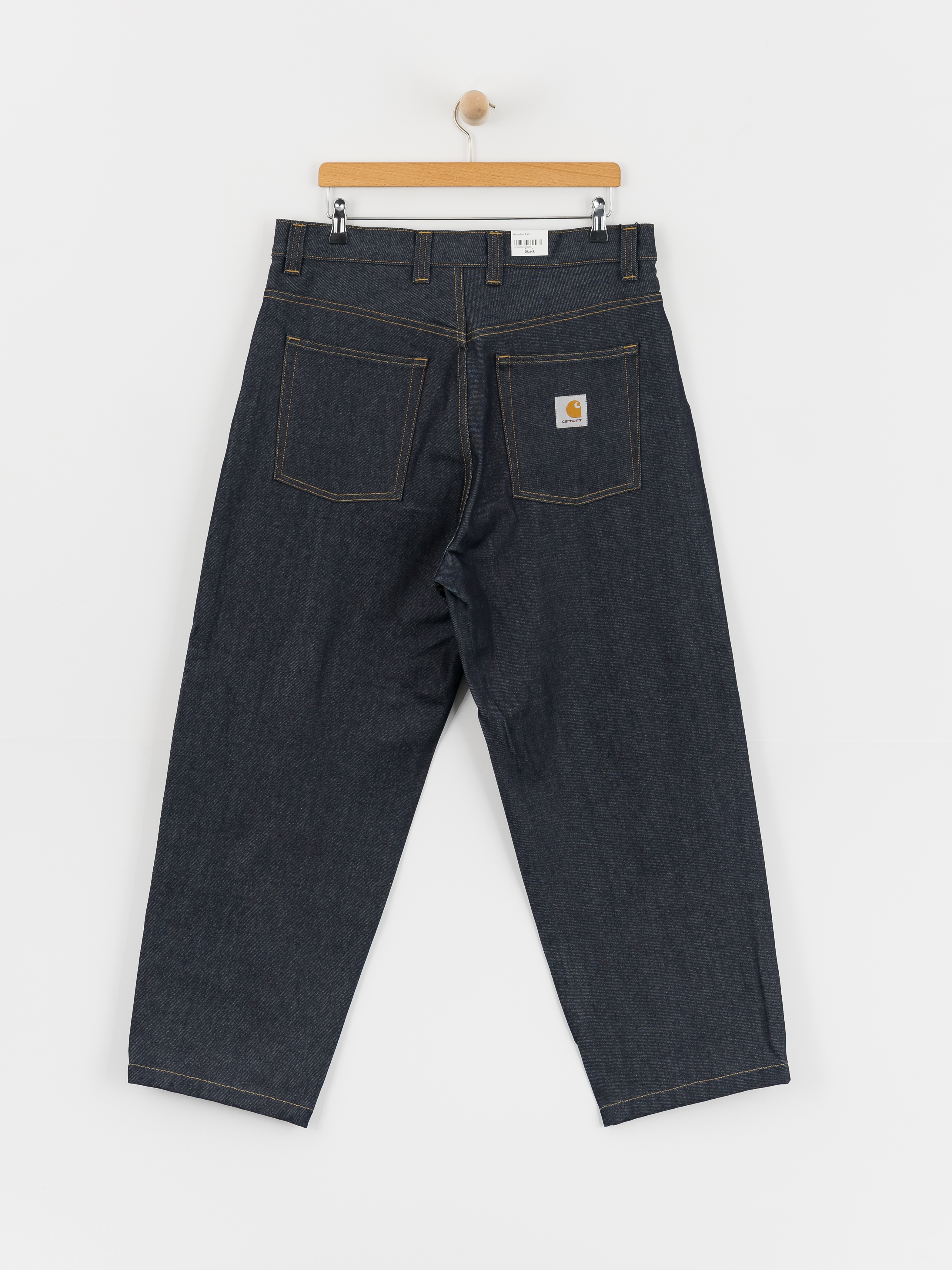 Nohavice Carhartt WIP Brandon (blue rigrid)