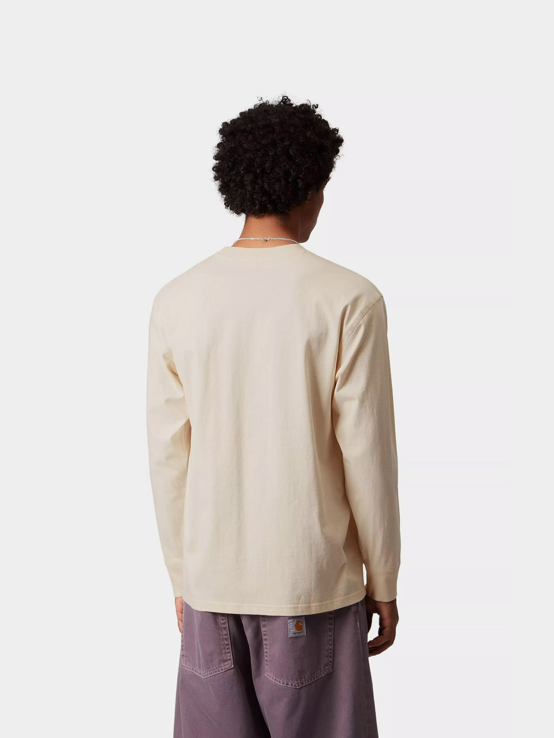 Triko Carhartt WIP American Script (natural)