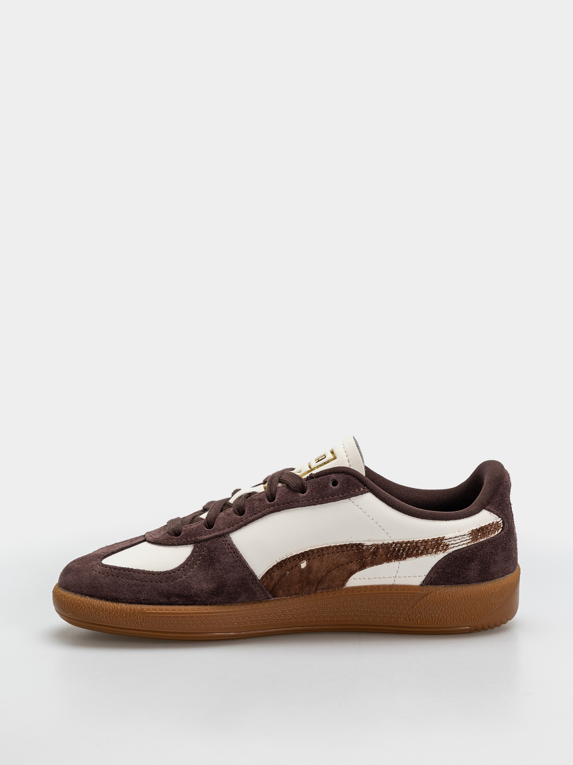 Topánky Puma Palermo Cow Wmn (warm white/chocolate brown/gum)
