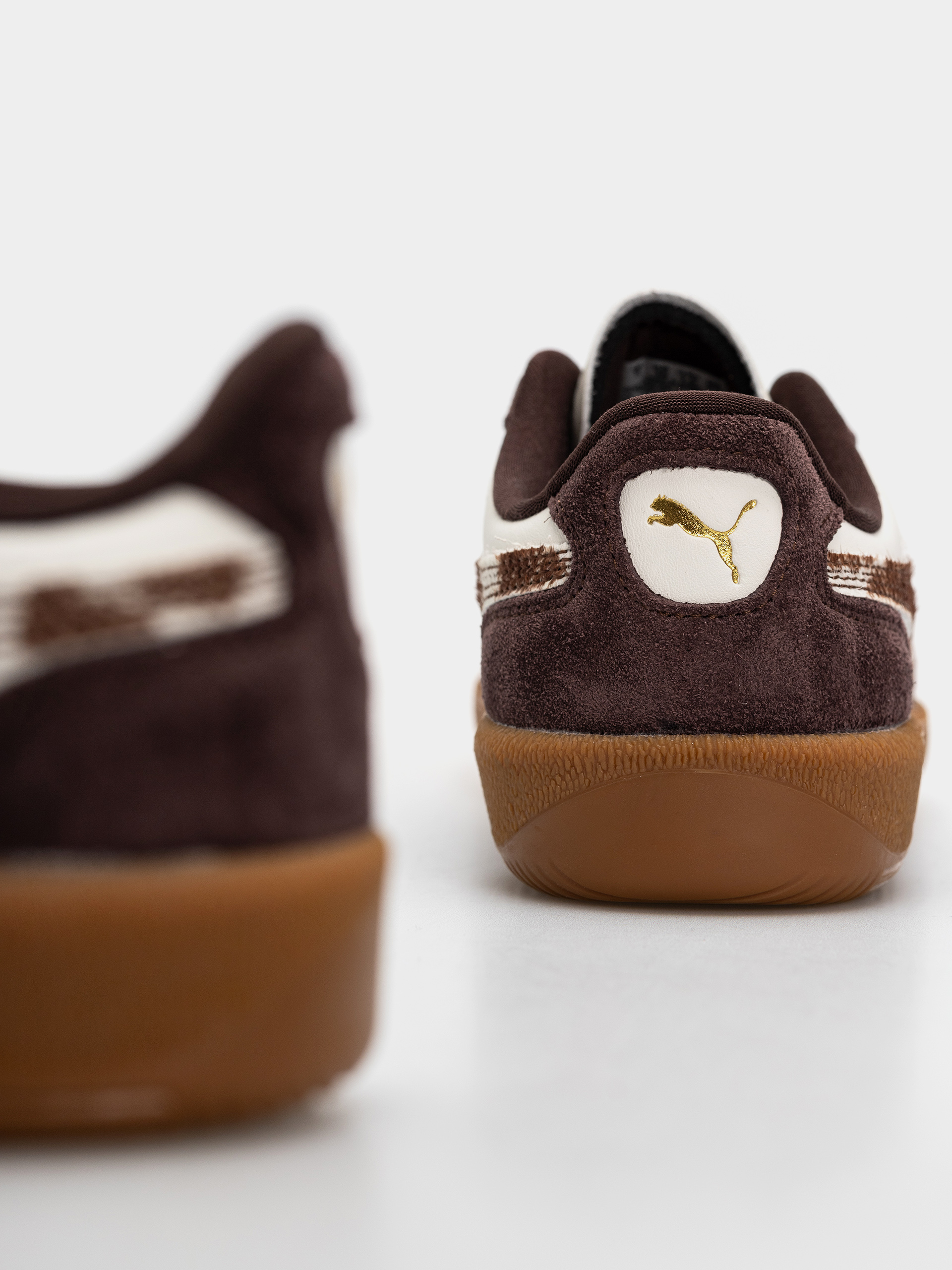 Topánky Puma Palermo Cow Wmn (warm white/chocolate brown/gum)