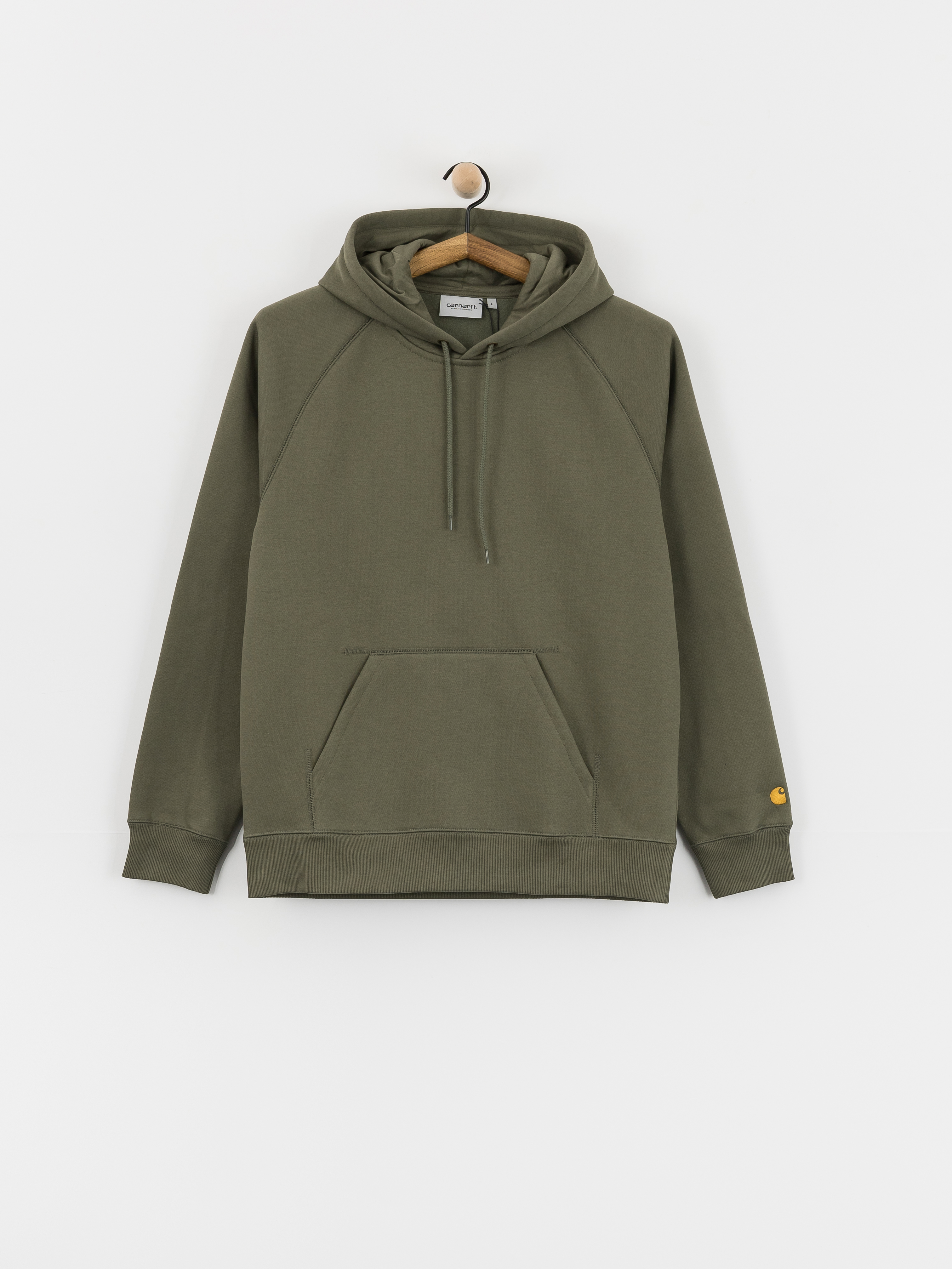Mikina s kapucňou Carhartt WIP Chase HD (leaf/gold)