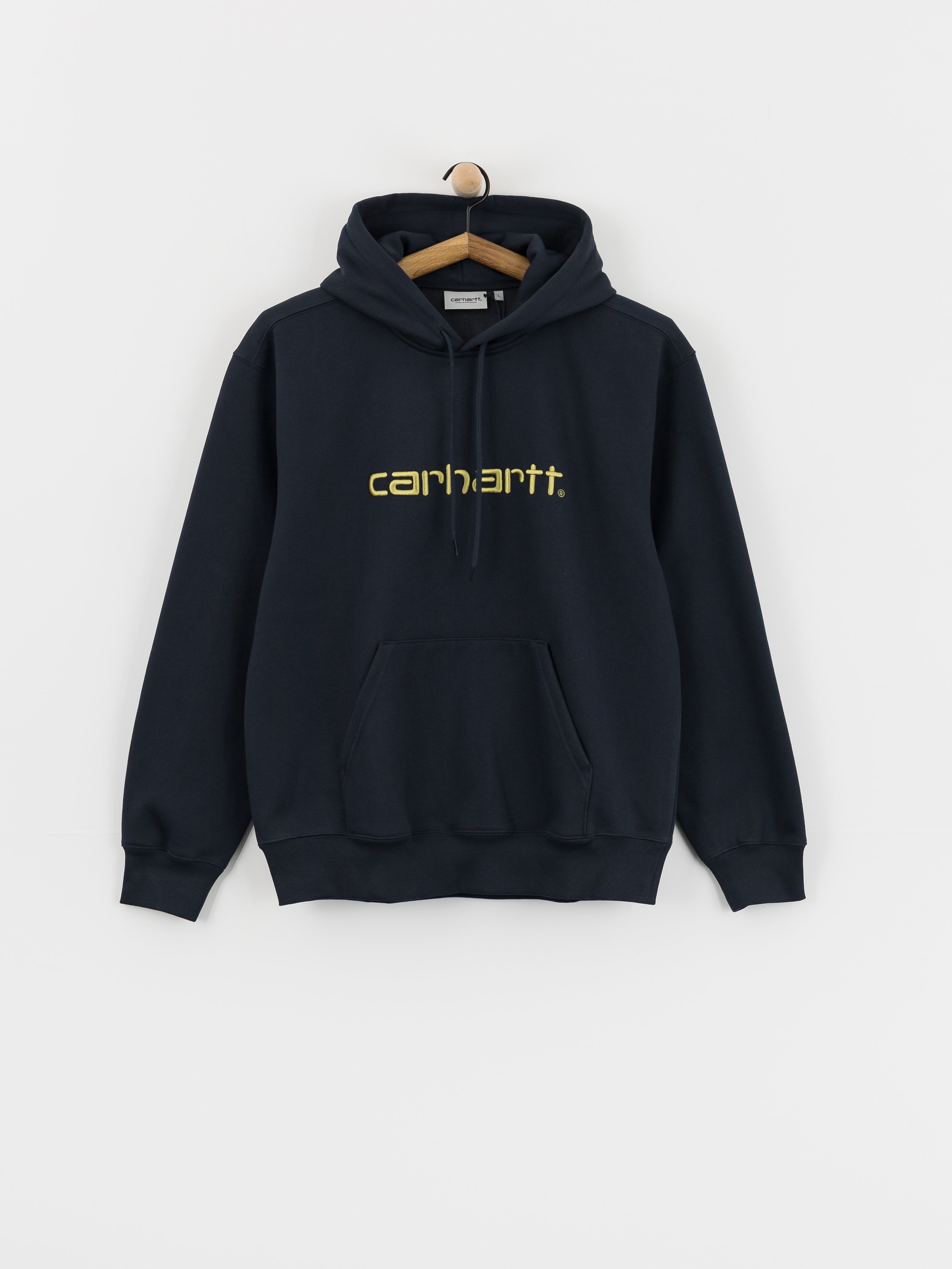 Mikina s kapucu0148ou Carhartt WIP Carhartt HD (deep night/gentle green)