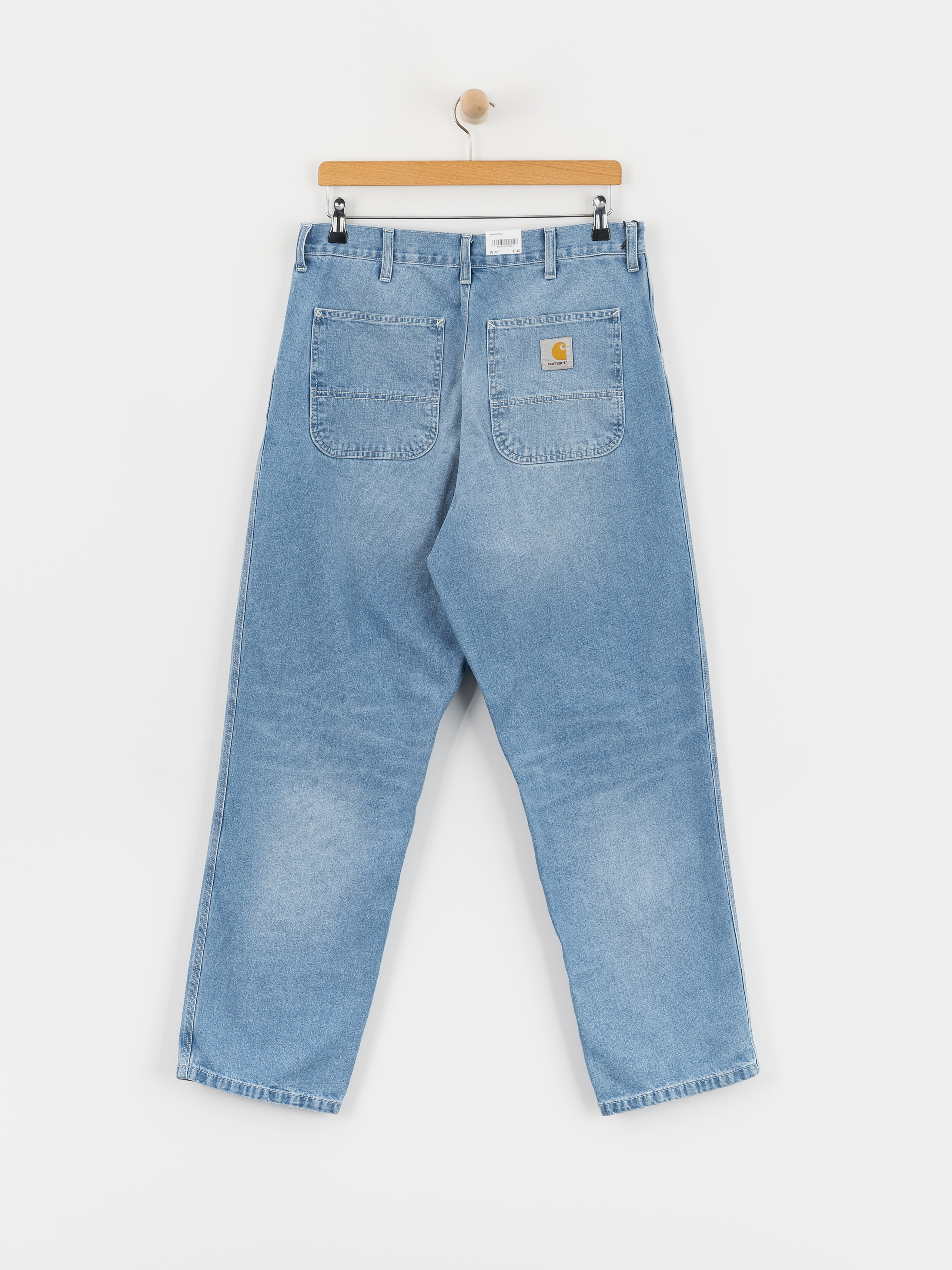 Nohavice Carhartt WIP Simple (blue light true washed)
