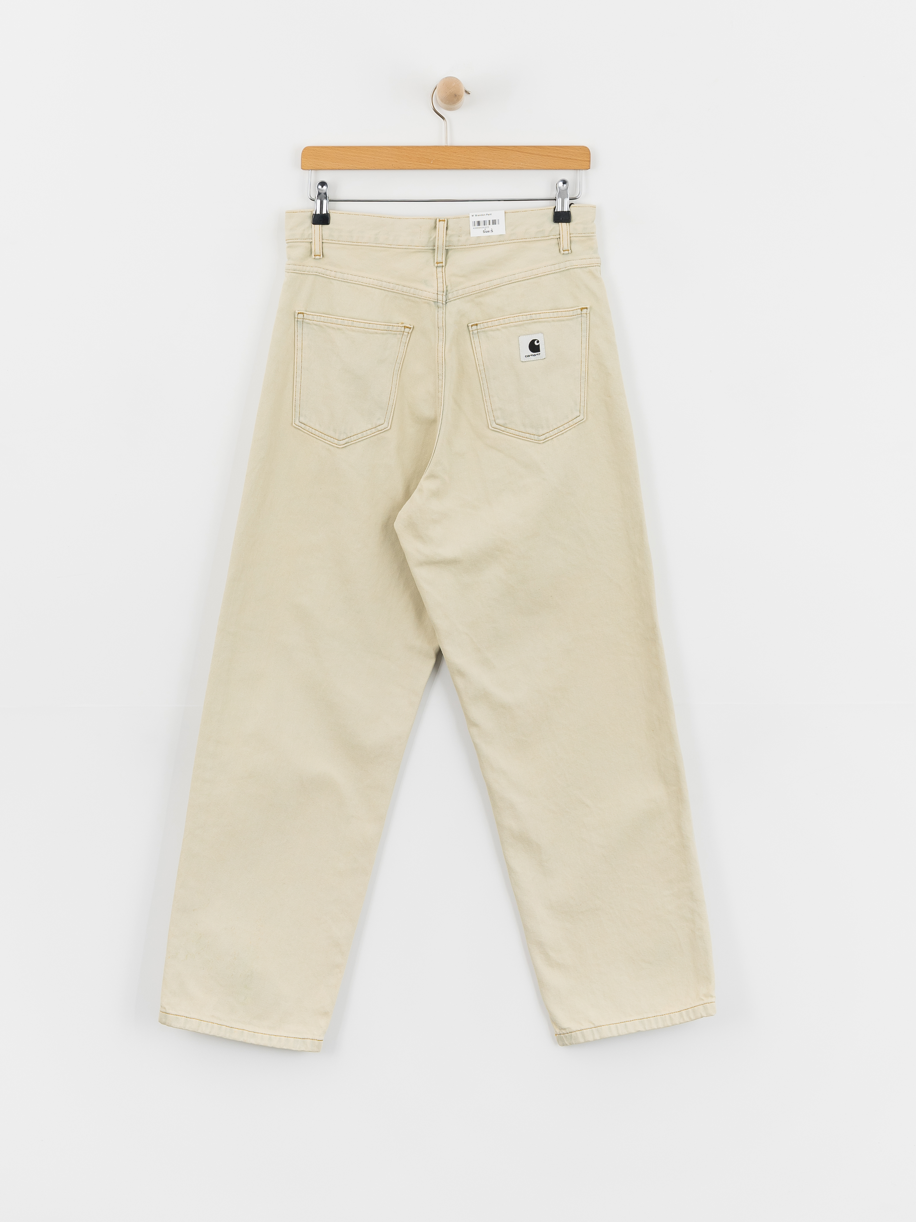 Nohavice Carhartt WIP Brandon Wmn (blue sand bleached)