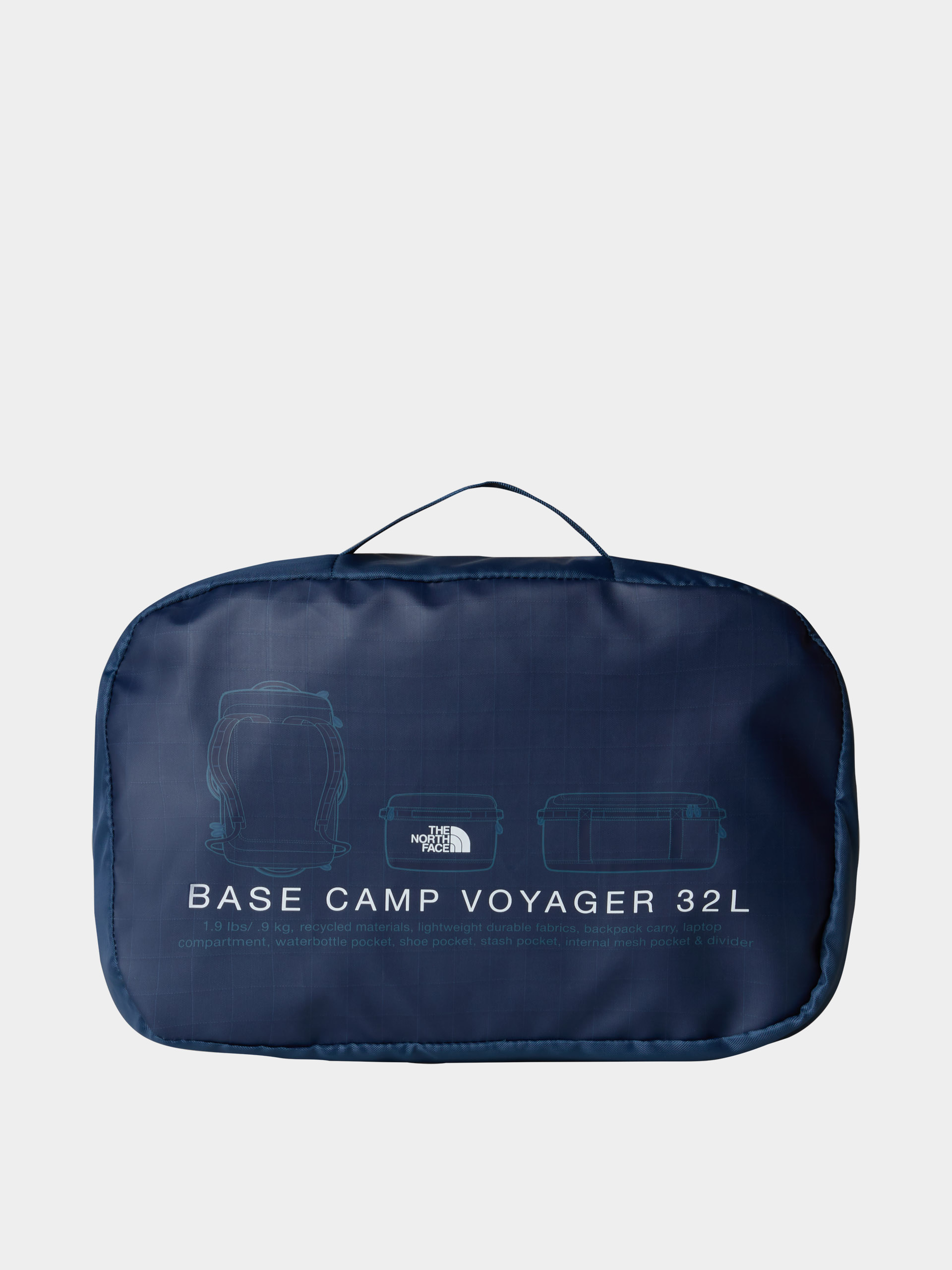 Taška The North Face Base Camp Voyager Duffel 32L (shadyblu/smmtnv)