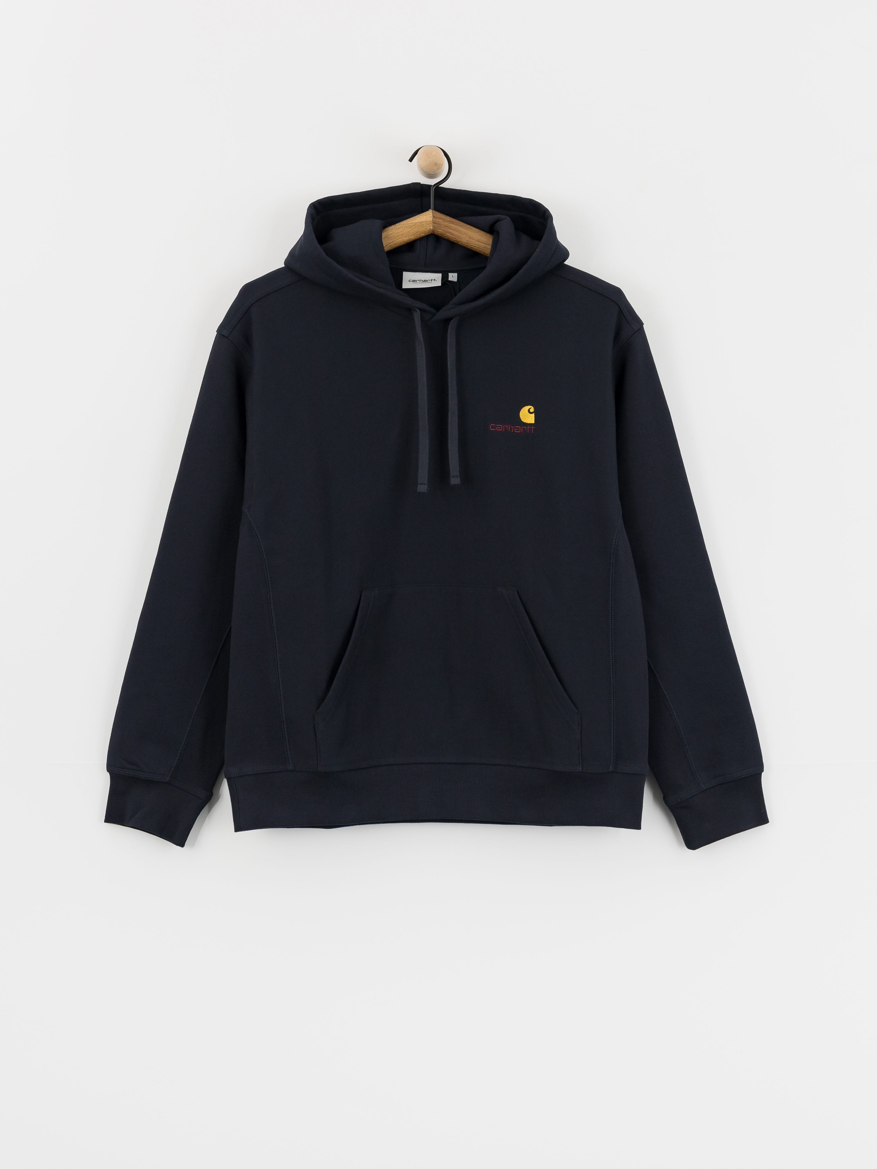 Mikina s kapucu0148ou Carhartt WIP American Script HD (deep night)