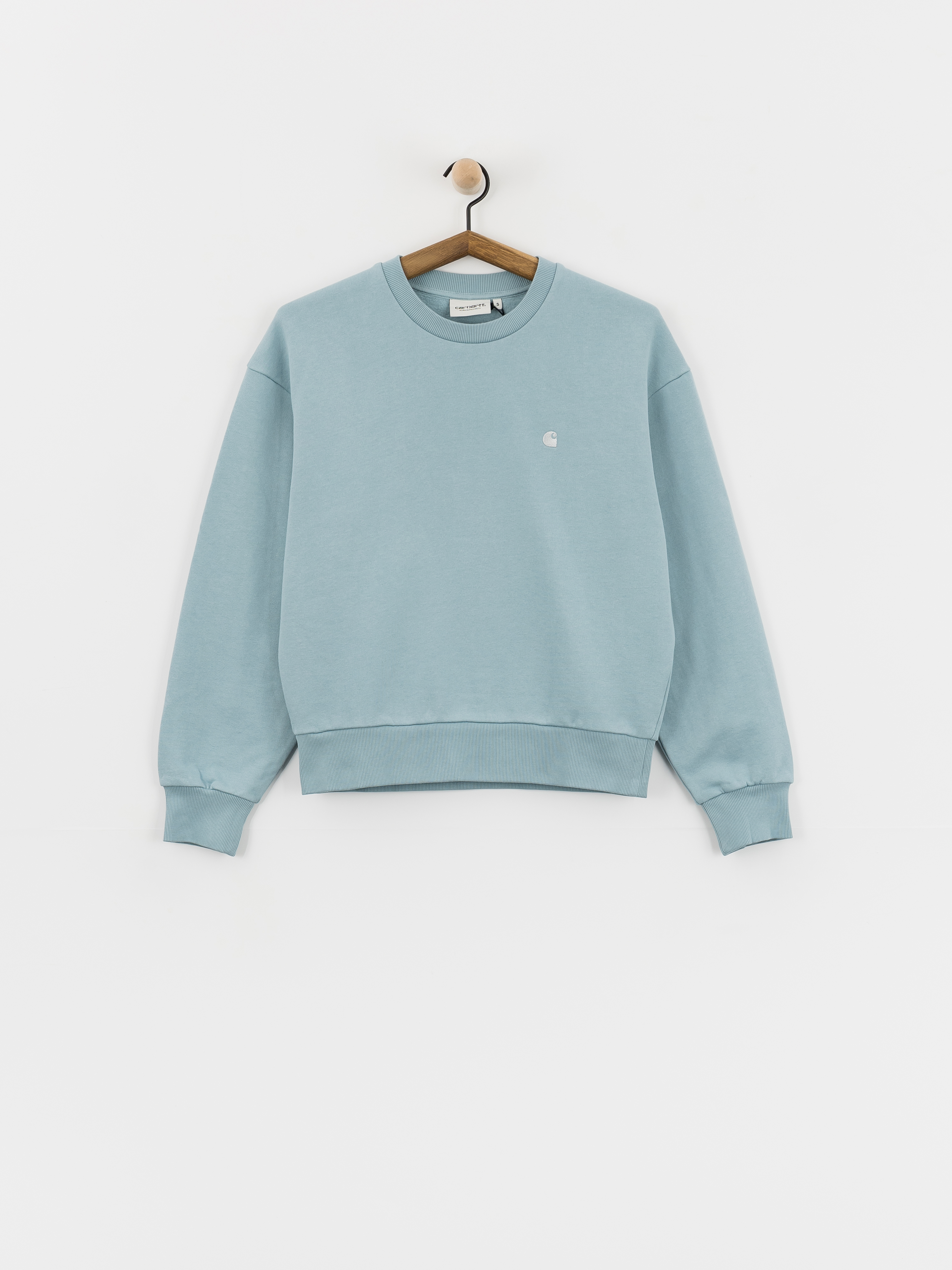 Mikina Carhartt WIP Casey Wmn (tourmaline/silver)