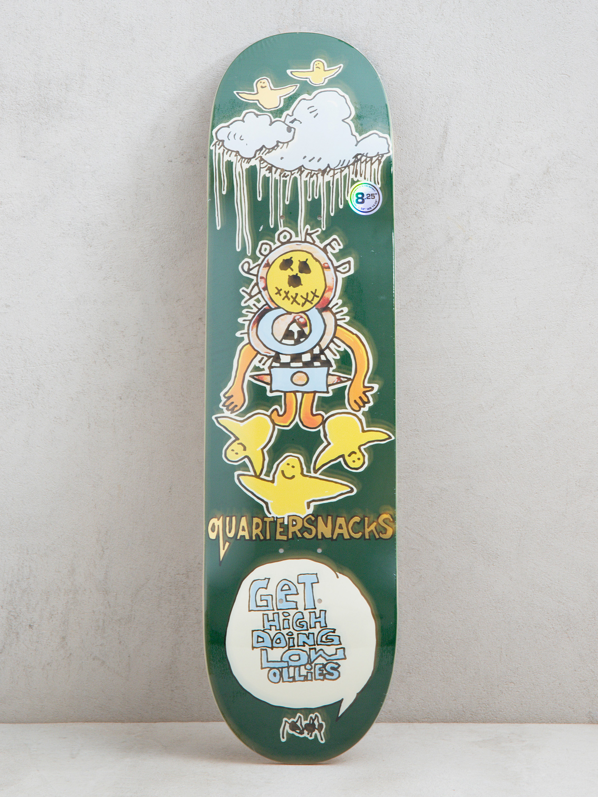 Doska Krooked X Quarter Snacks Get High (olive)