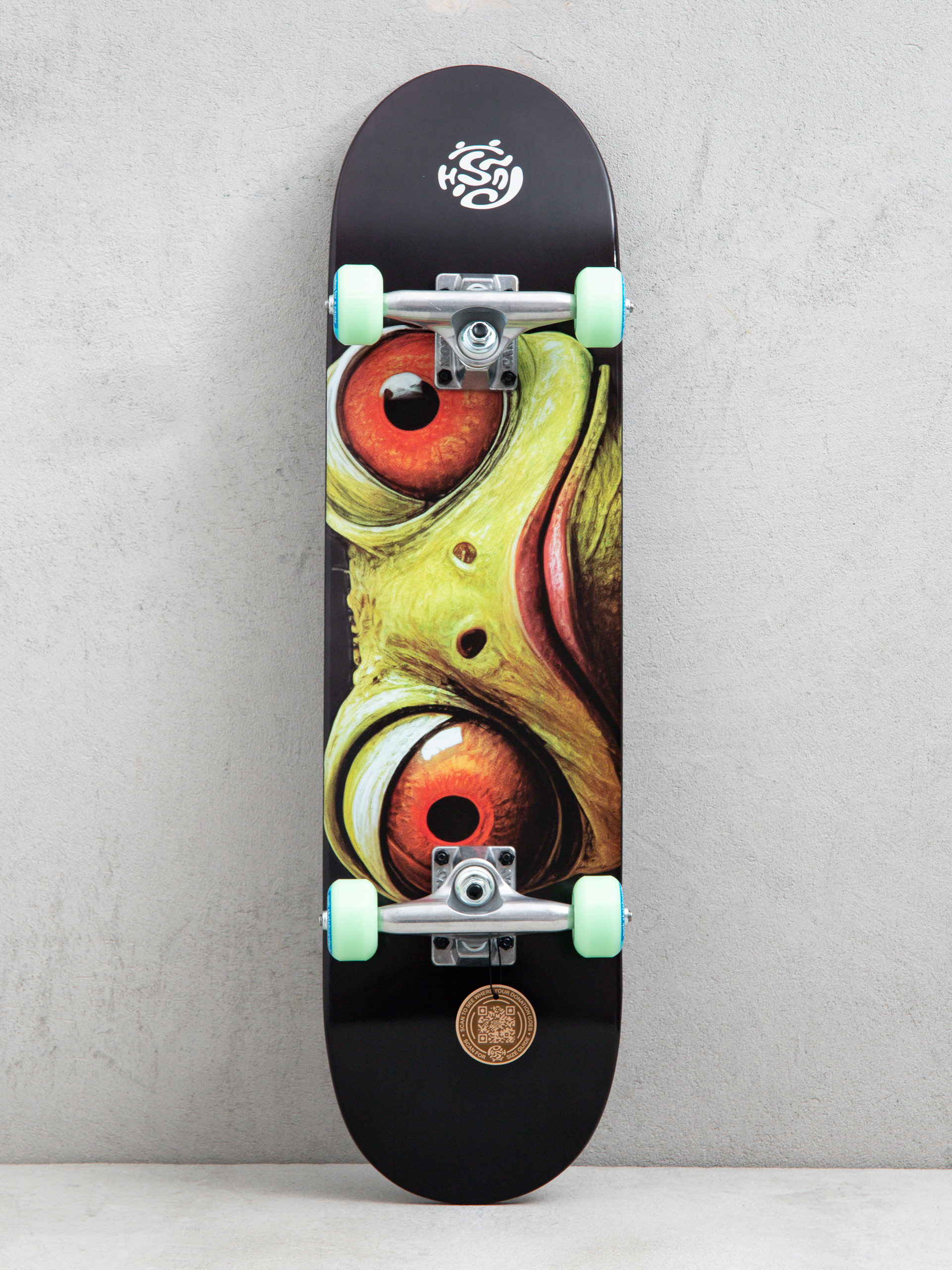 Skateboard Push Gecko Eyes (green)