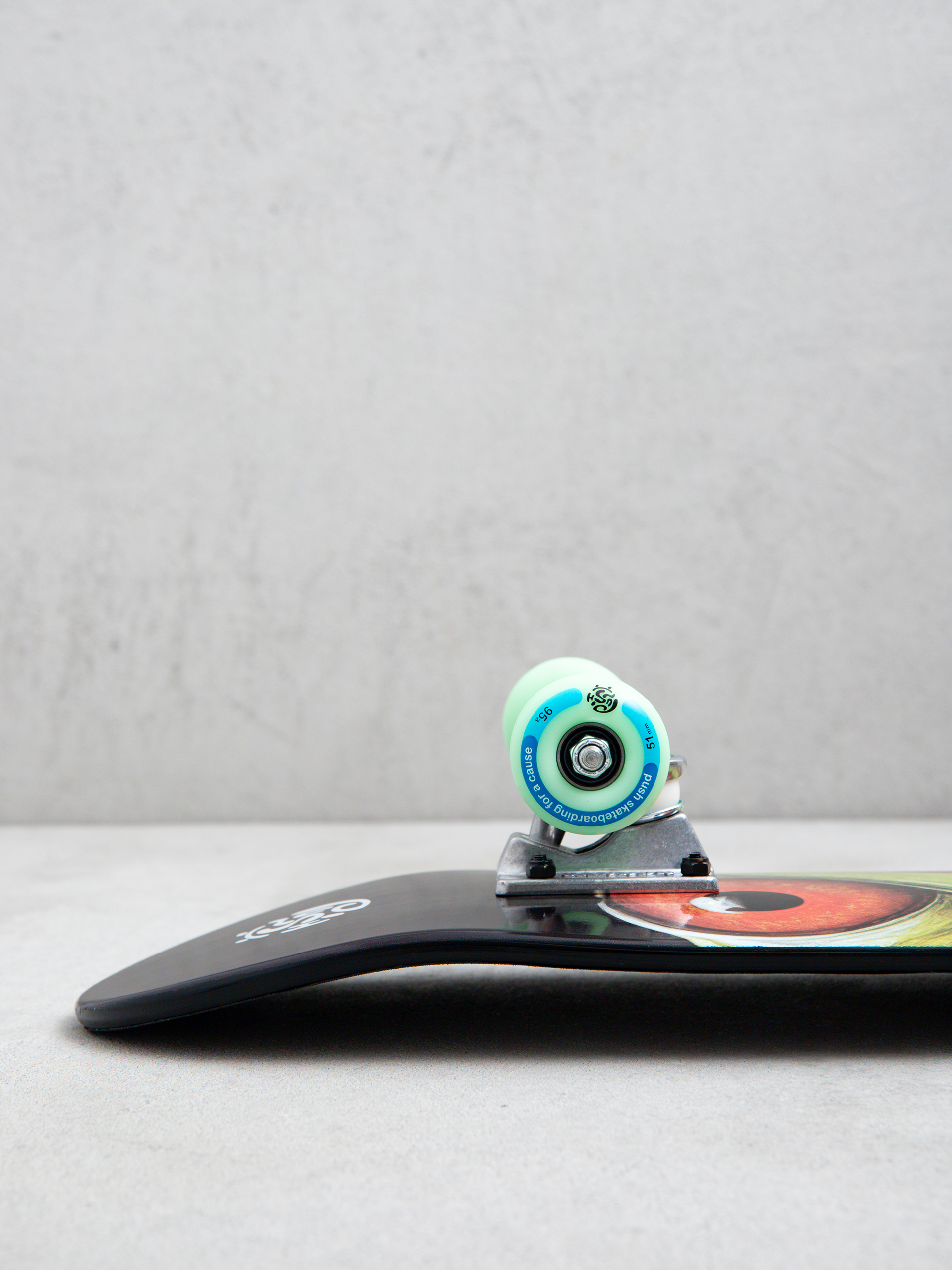 Skateboard Push Gecko Eyes (green)