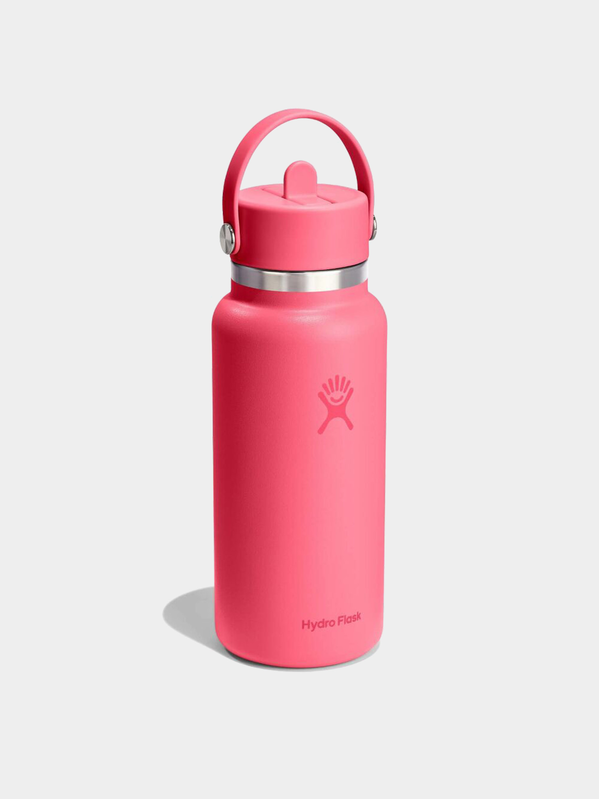 Fľaša Hydro Flask Wide Flex Straw Cap 946ml (popstar pink)