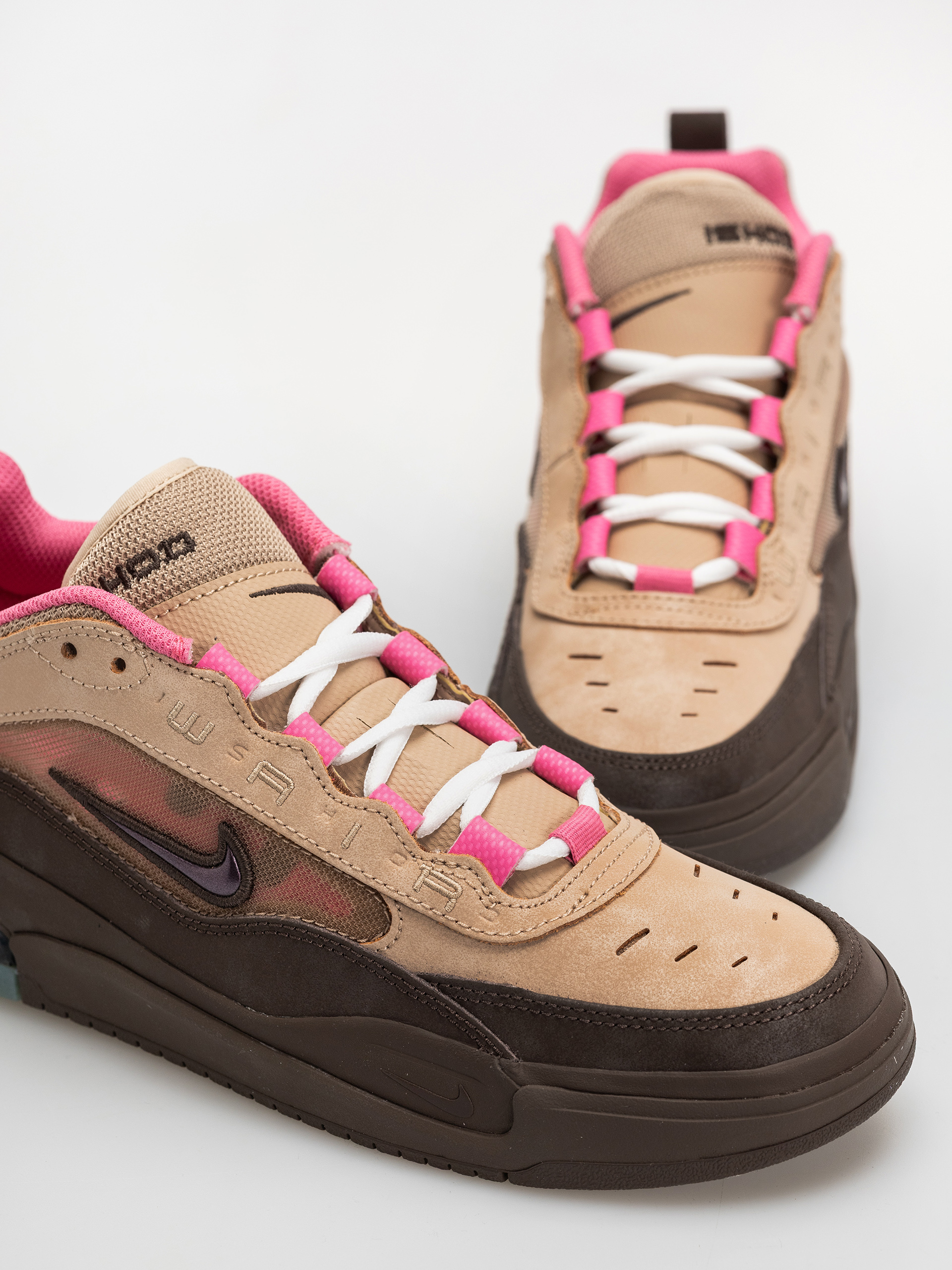 Topánky Nike SB Air Max Ishod (hemp/baroque brown pinksicle)