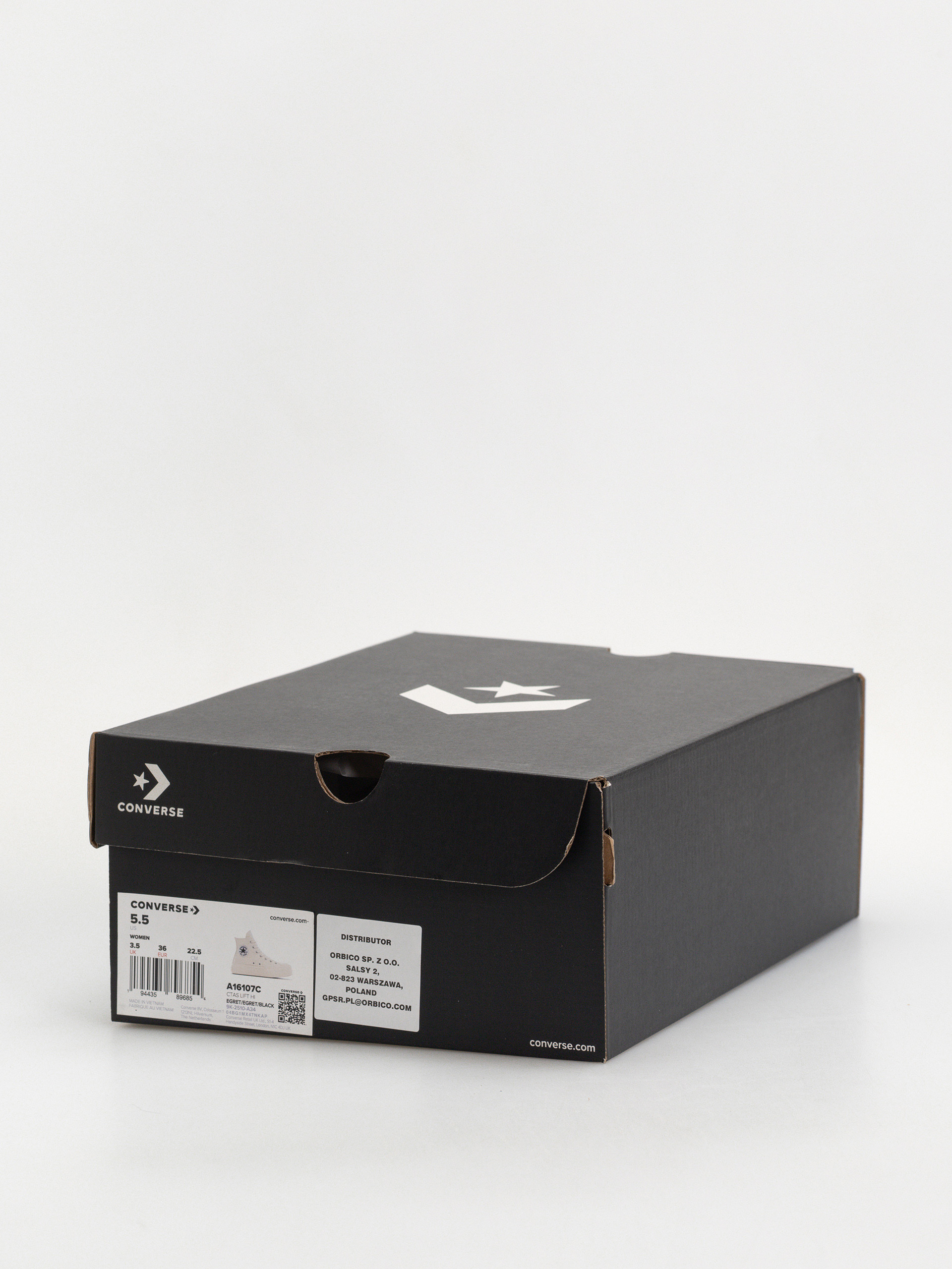 Tenisky Converse Chuck Taylor All Star Lift Hi Wmn (egret/egret/black)