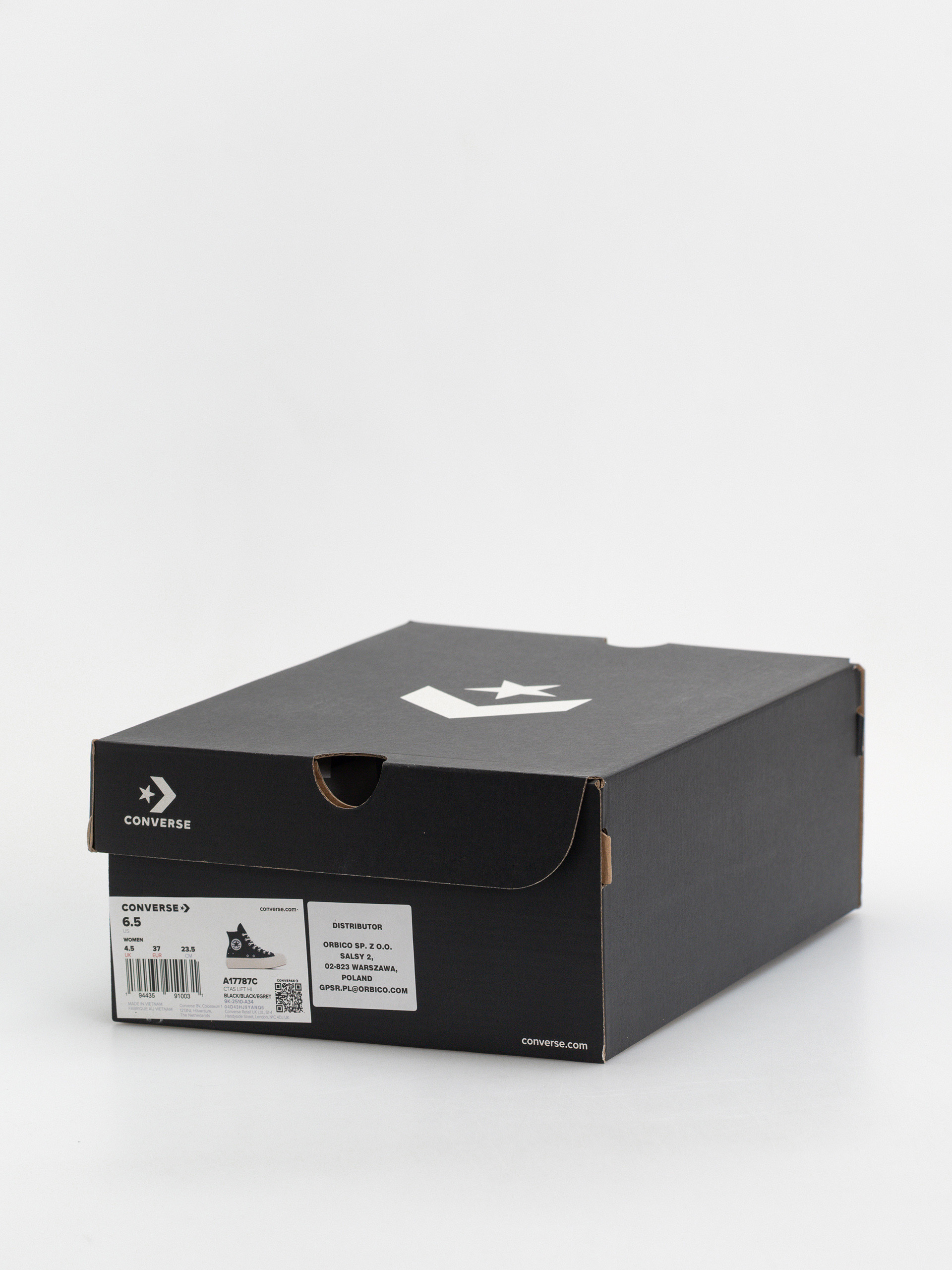 Tenisky Converse Chuck Taylor All Star Lift Hi Wmn (black/black/egret)