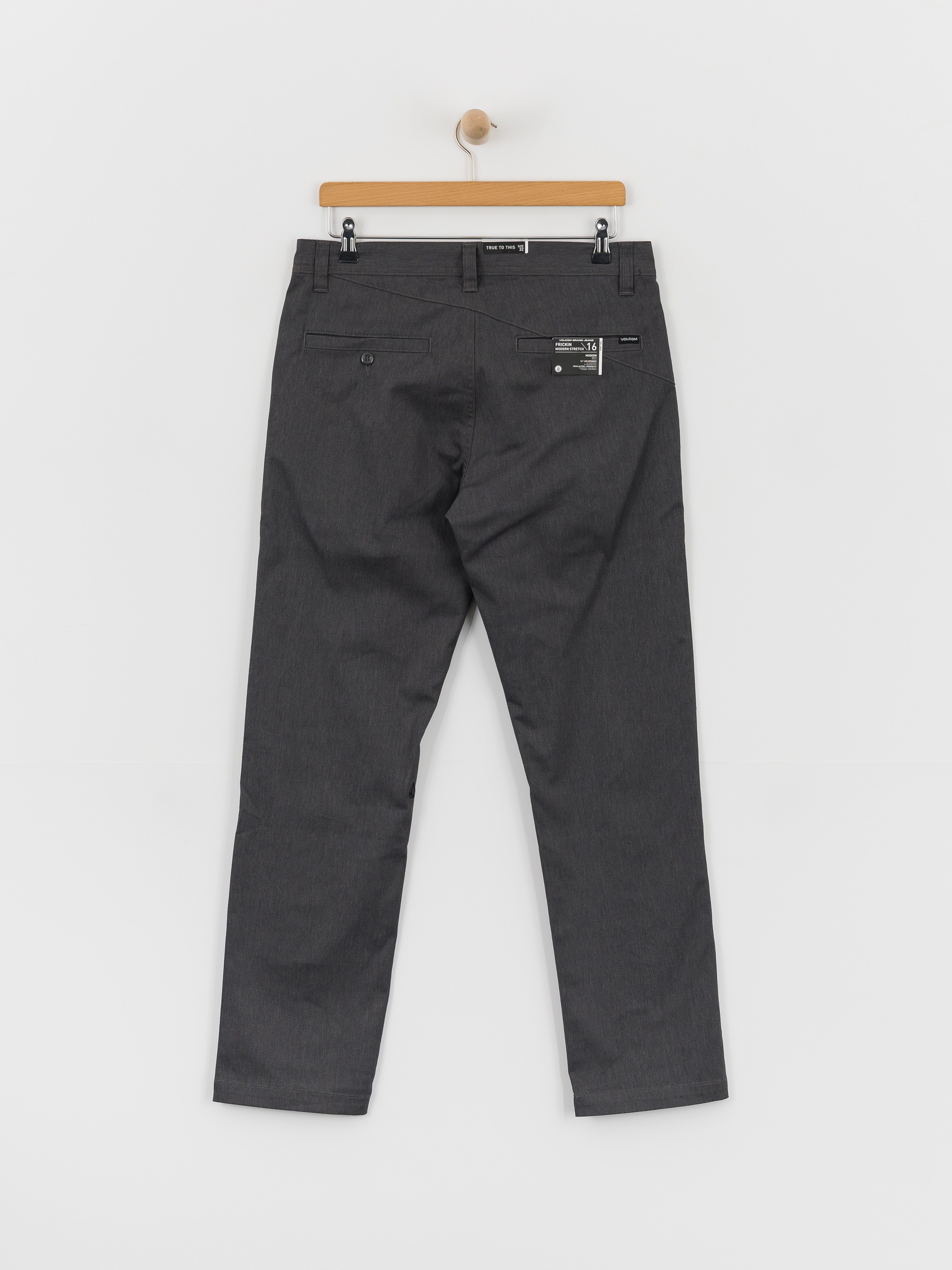 Nohavice Volcom Frickin Modern Stret (charcoal heather)