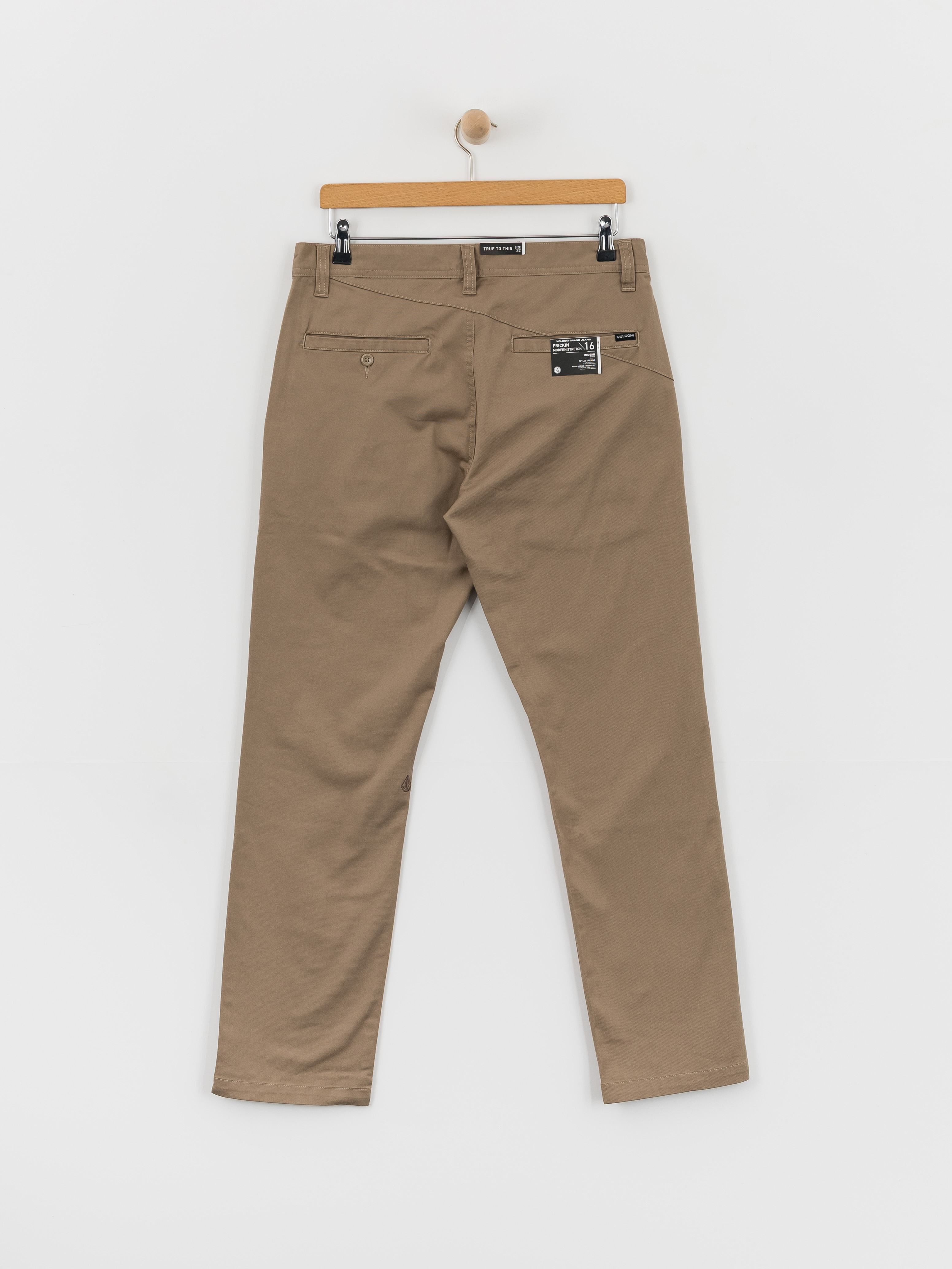 Nohavice Volcom Frickin Modern Stret (khaki)